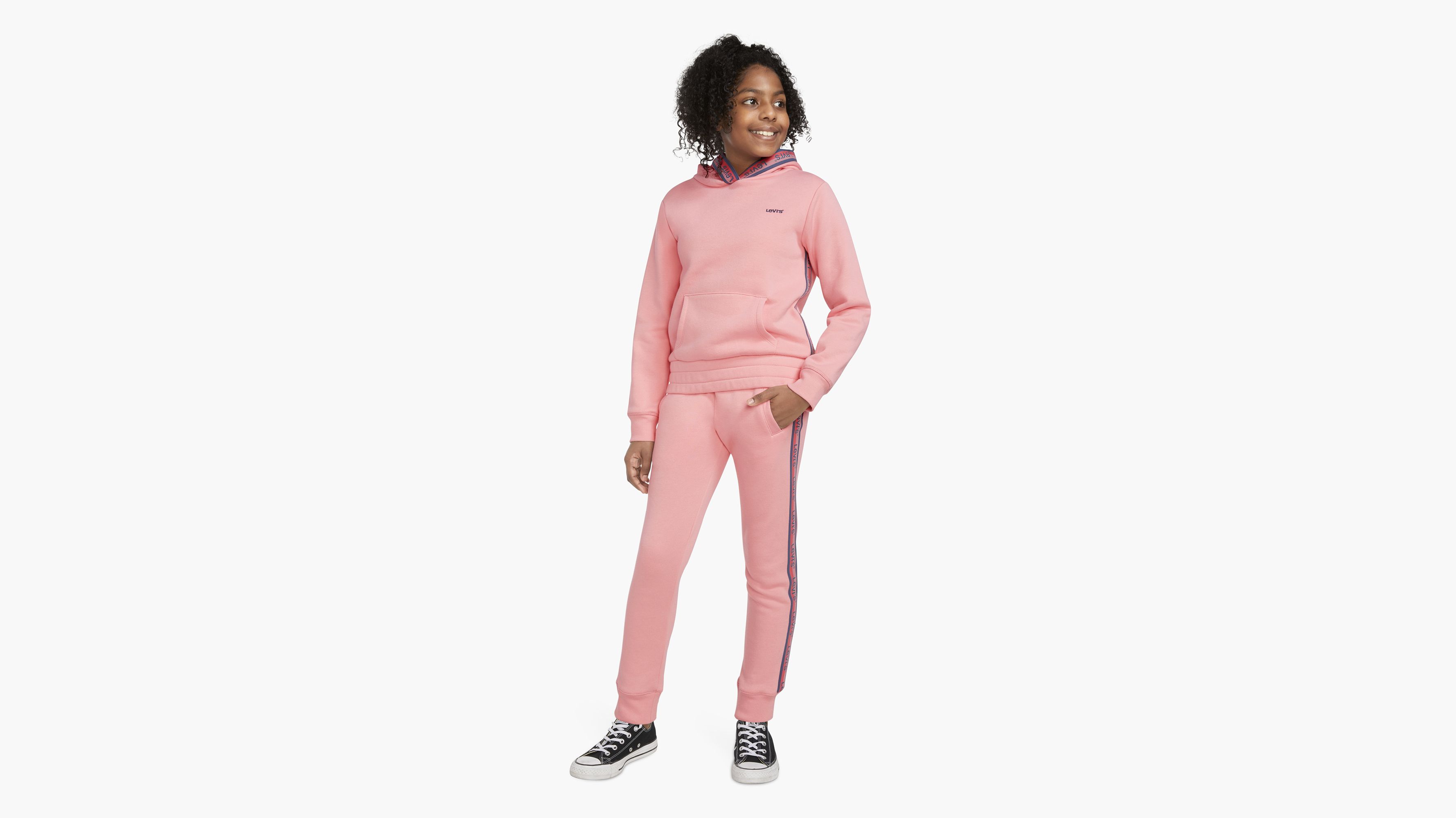 Levi's® Logo Joggers Little Girls 4-6x - Pink