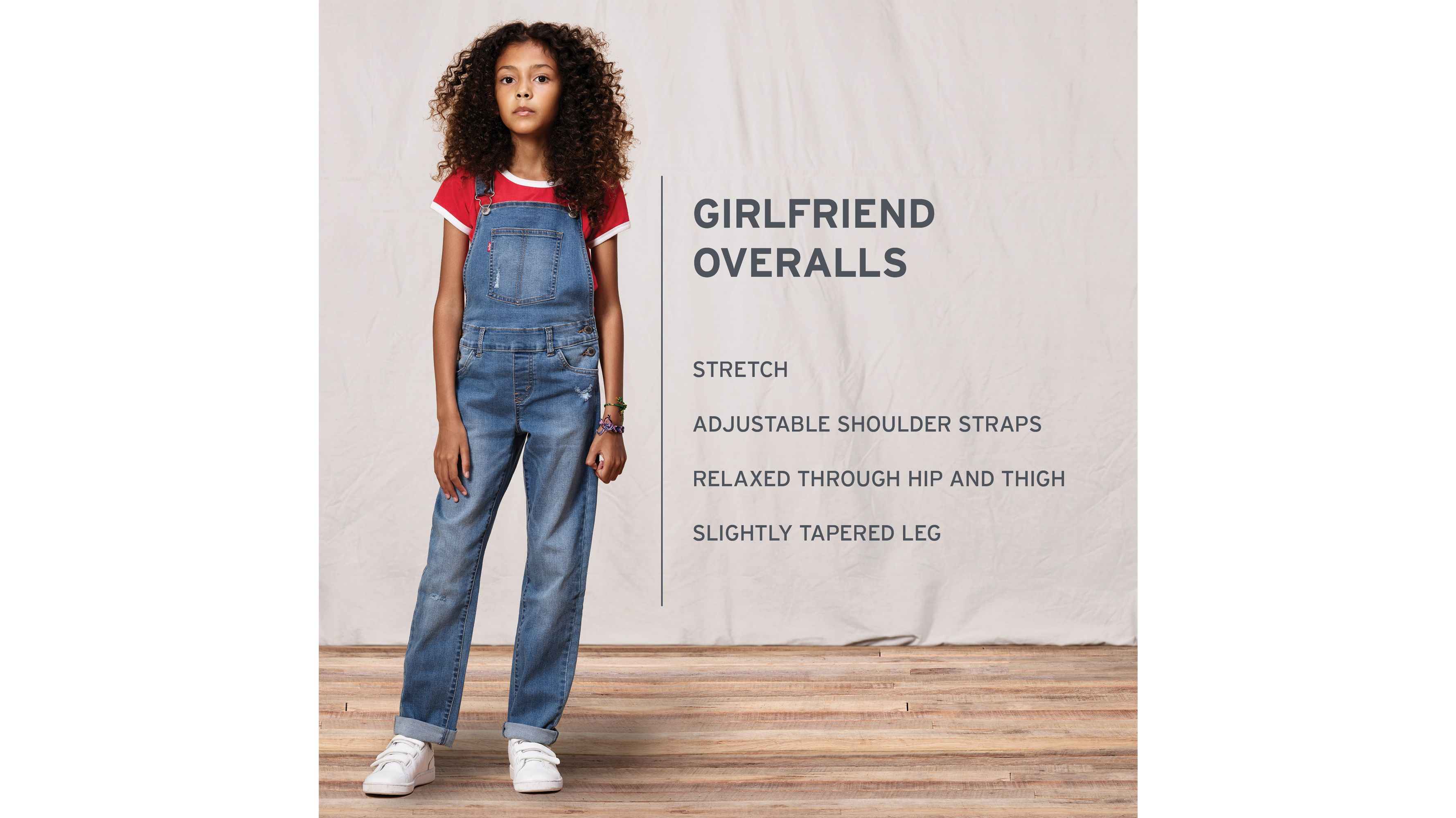 Top 53+ imagen levi’s girlfriend overalls