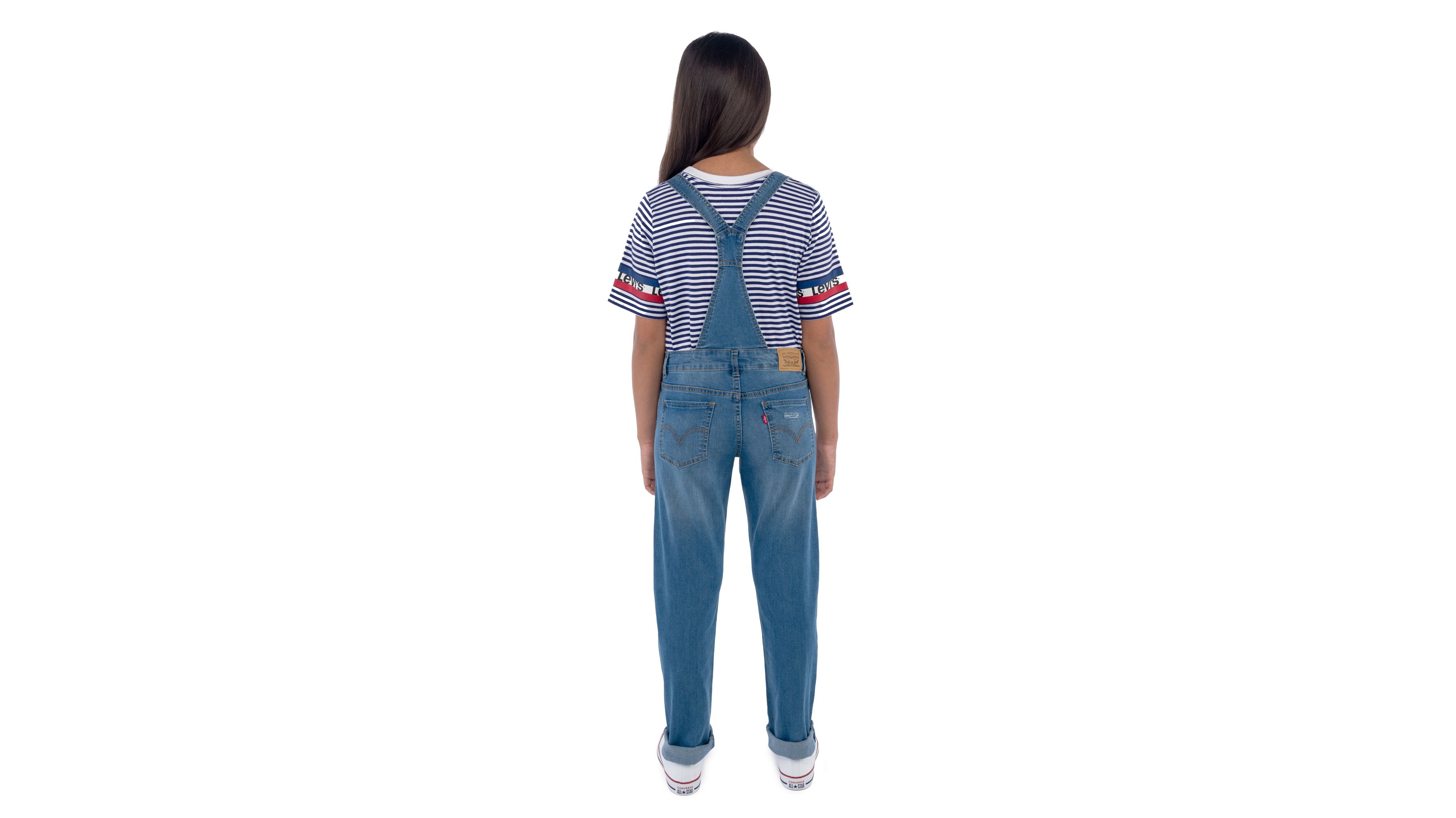 Levis girls hot sale overalls