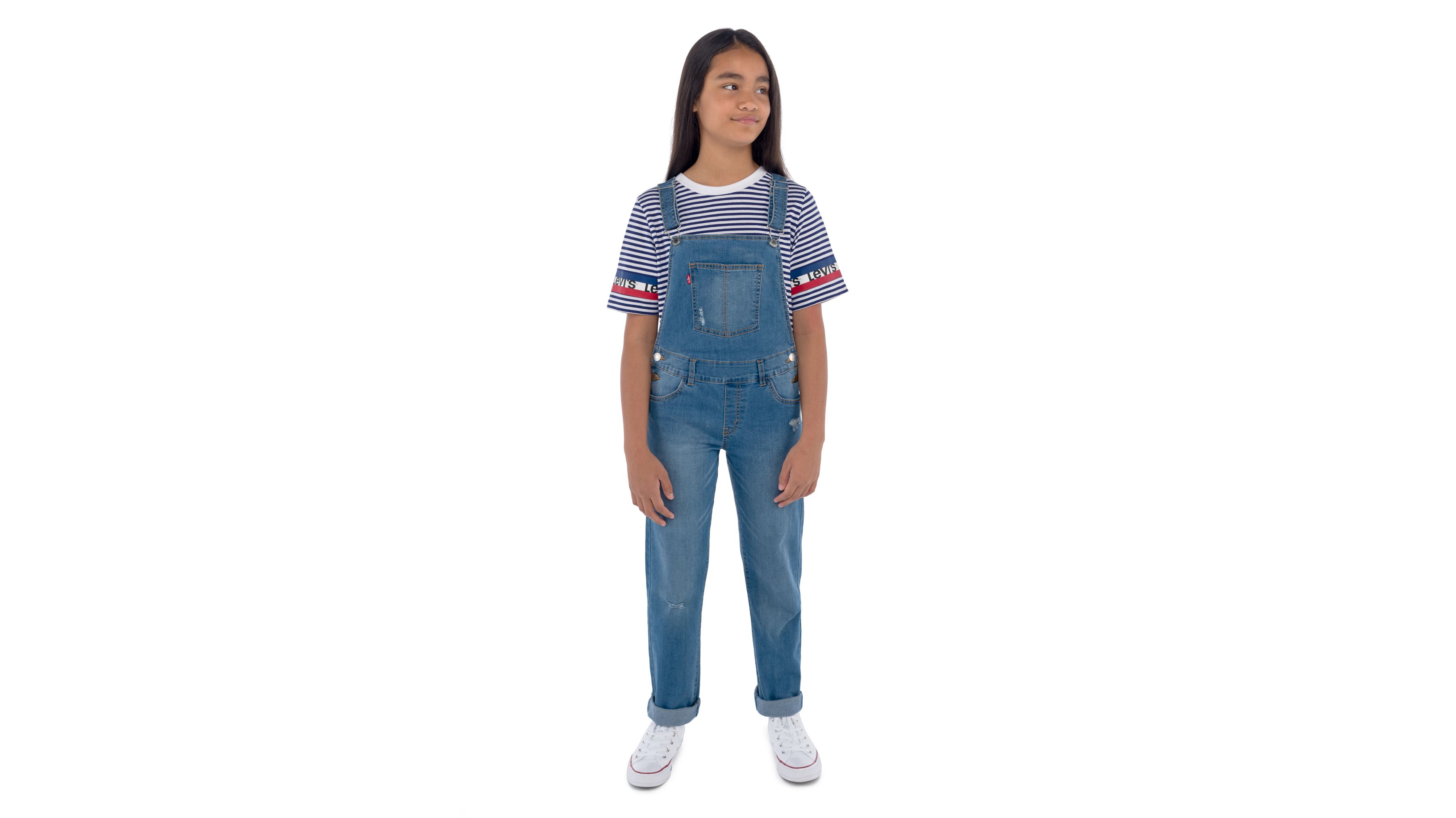 Levis girls hot sale overalls