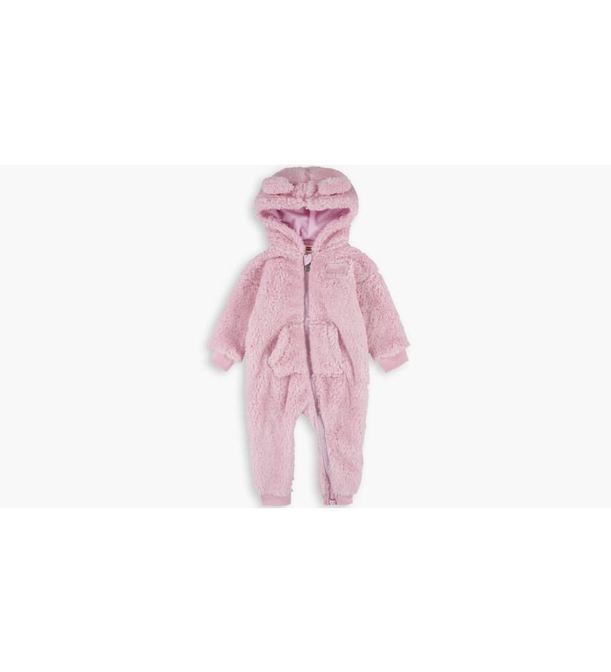 Sherpa Bear Coveralls Baby 12-24m - Pink | Levi's® US
