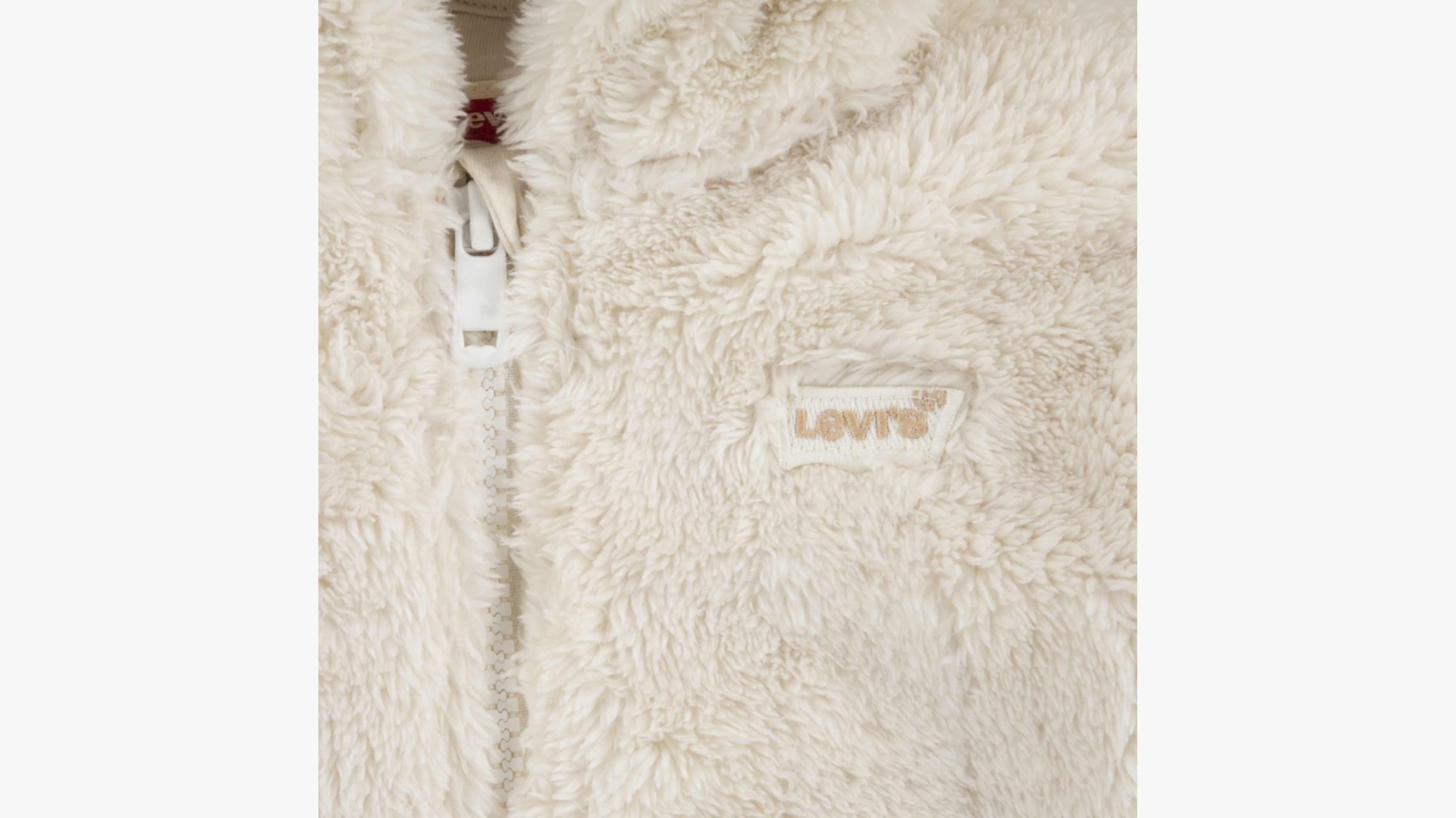 Levi's® Bear Sherpa Baby Coveralls 0-9M 3
