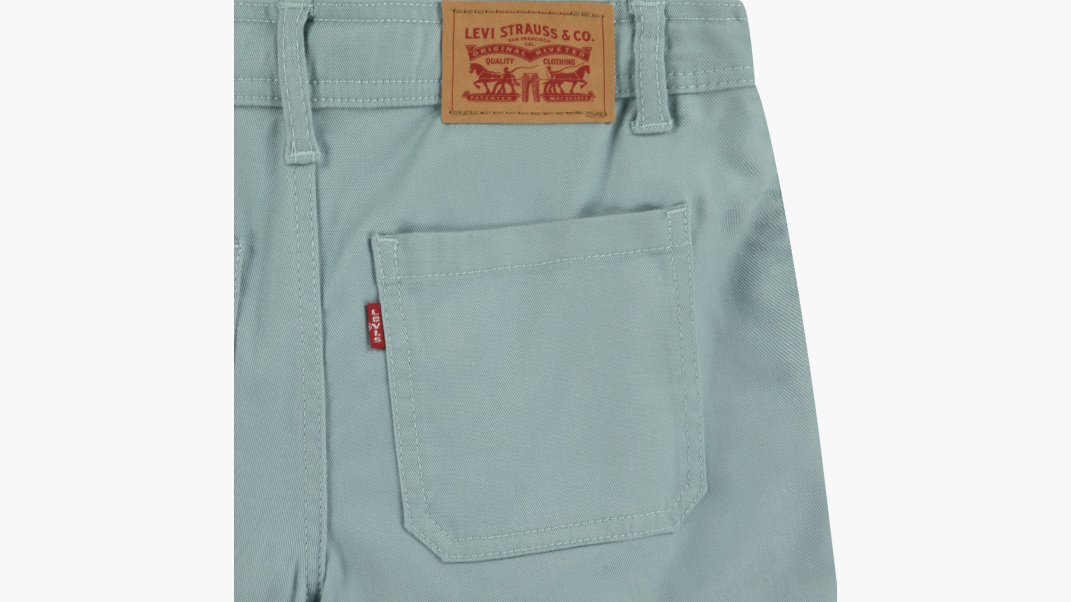 Baggy Light Weight Cargo Pants Big Girls 7-16 - Blue