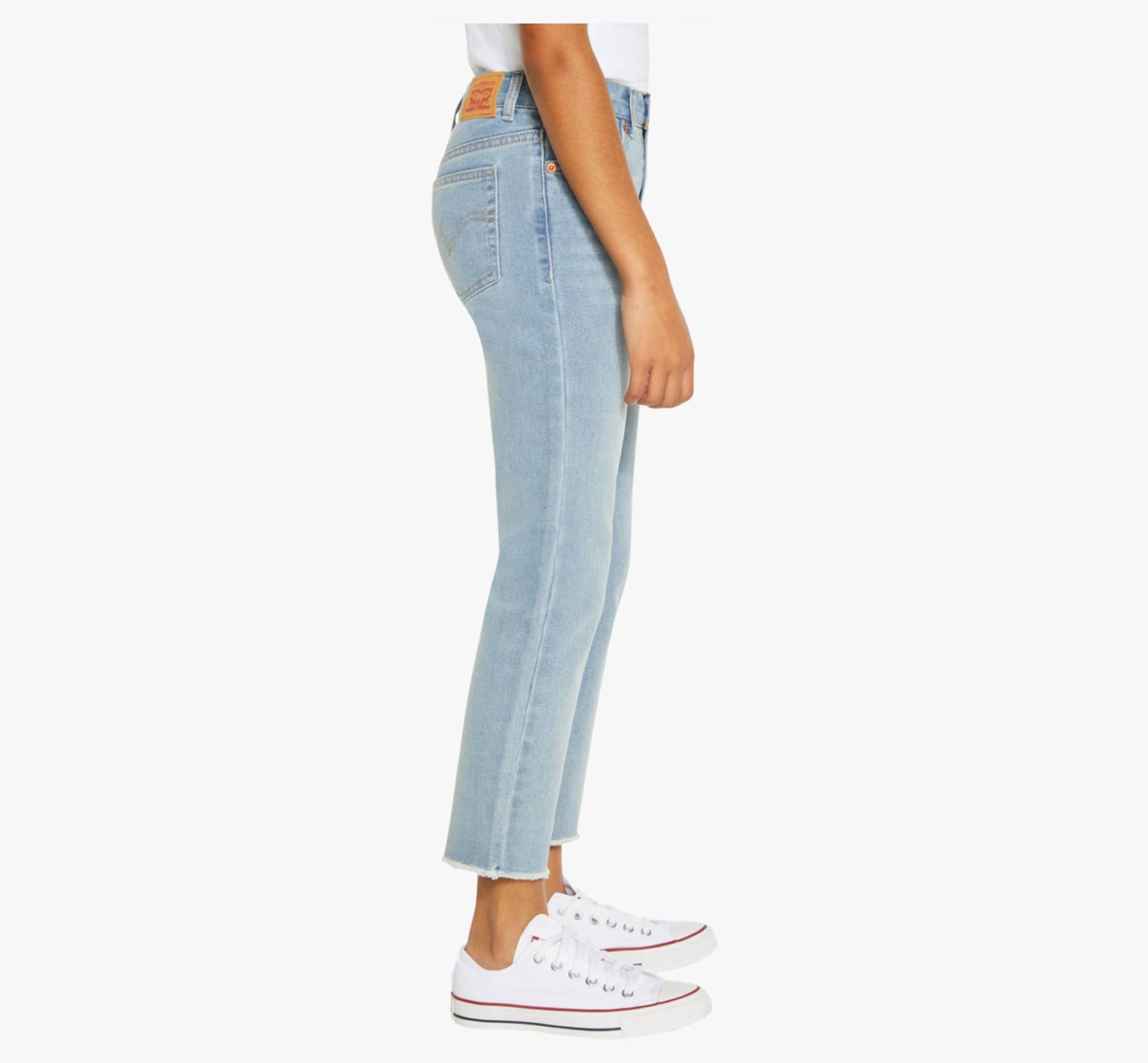 High Rise Ankle Straight Big Girls Jeans 7-16 - Light Wash | Levi's® US