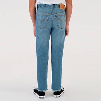 High Rise Ankle Straight Big Girls Jeans 7-16 3