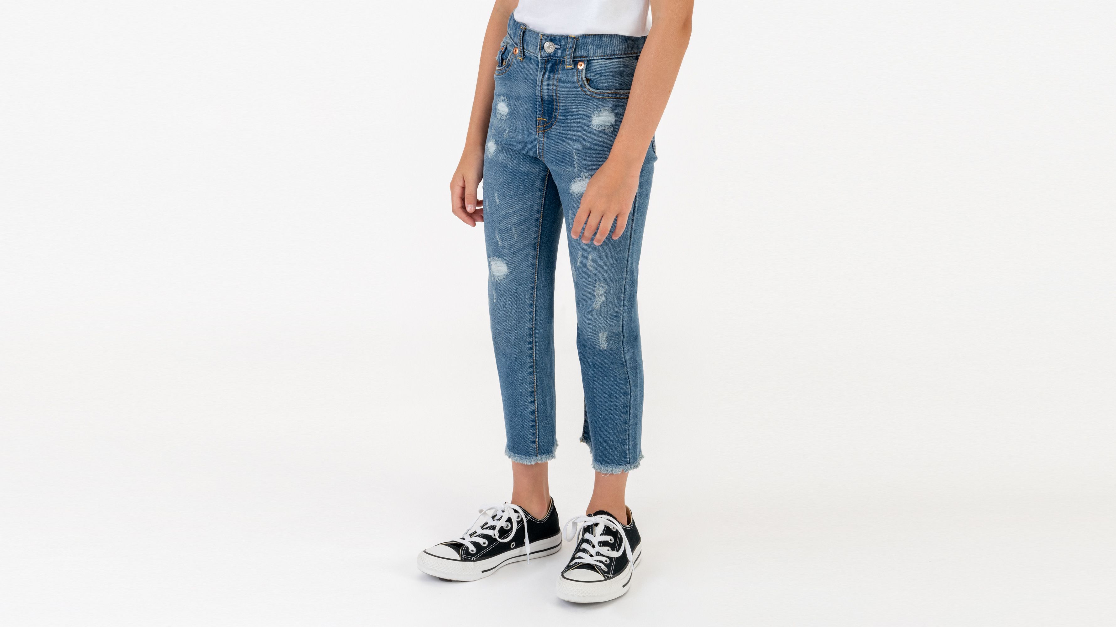 levi's high rise ankle crop jeans