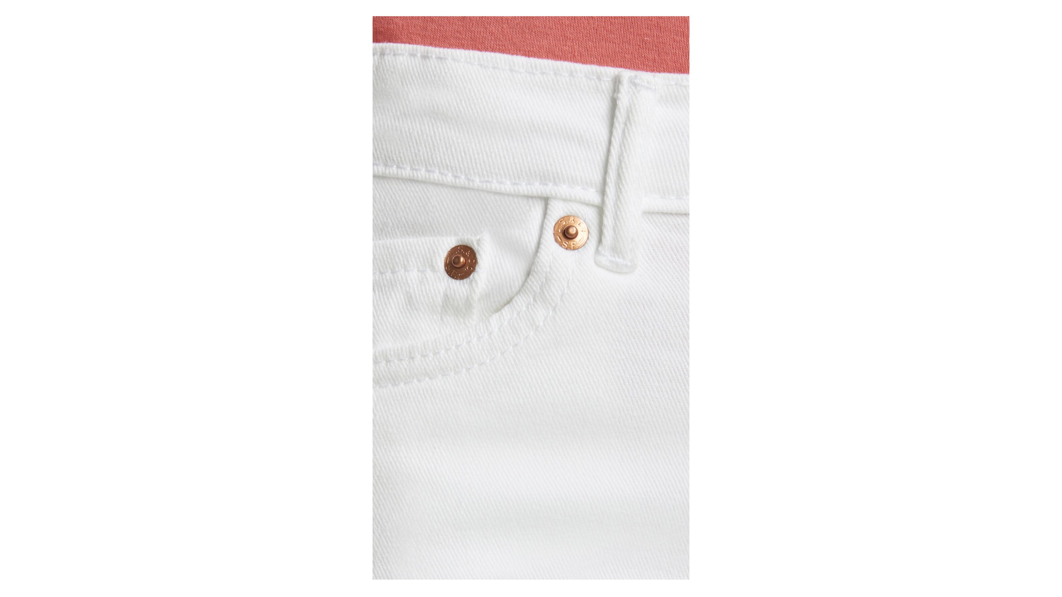 Shop Levi's High Rise Straight Ankle Big Girls Jeans 7-16 8 In White