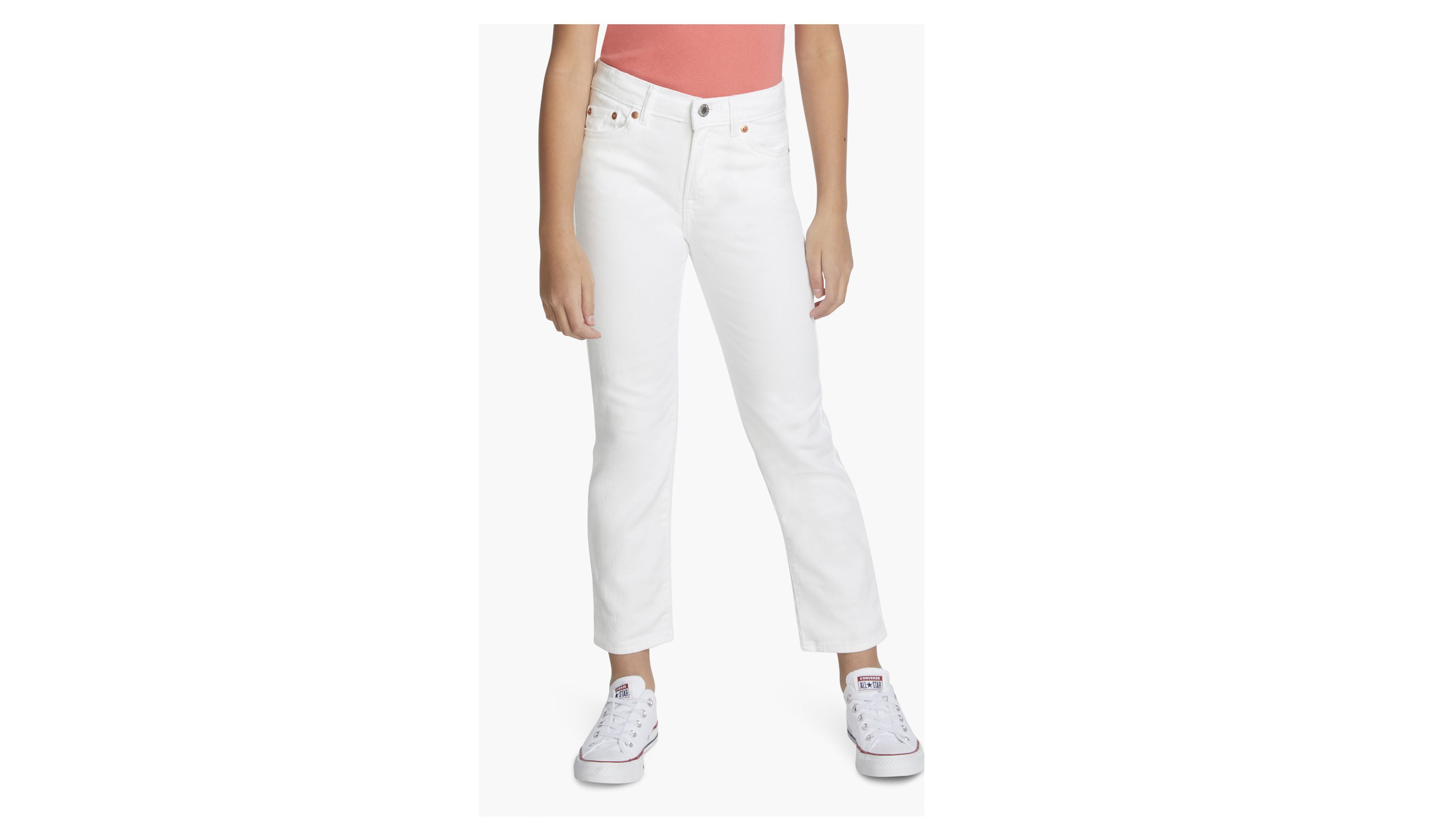 Levi's High Rise Straight Ankle Big Girls Jeans 7-16 7