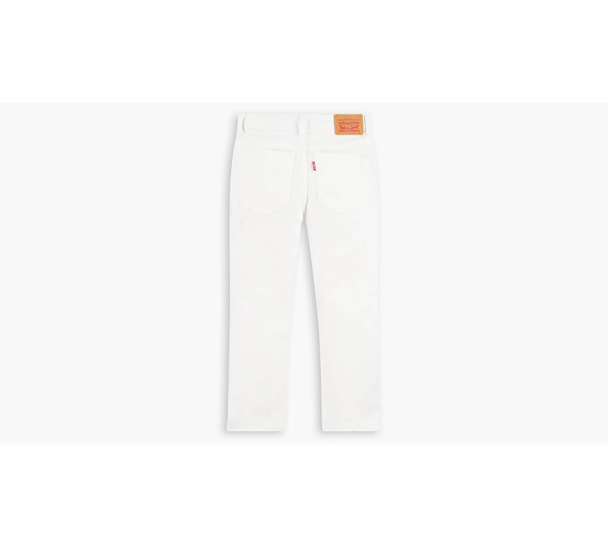 High Rise Ankle Straight Little Girls Jeans 4-6x - White | Levi's® US