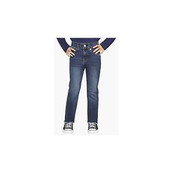 High Rise Ankle Straight Little Girls Jeans 4-6X 1