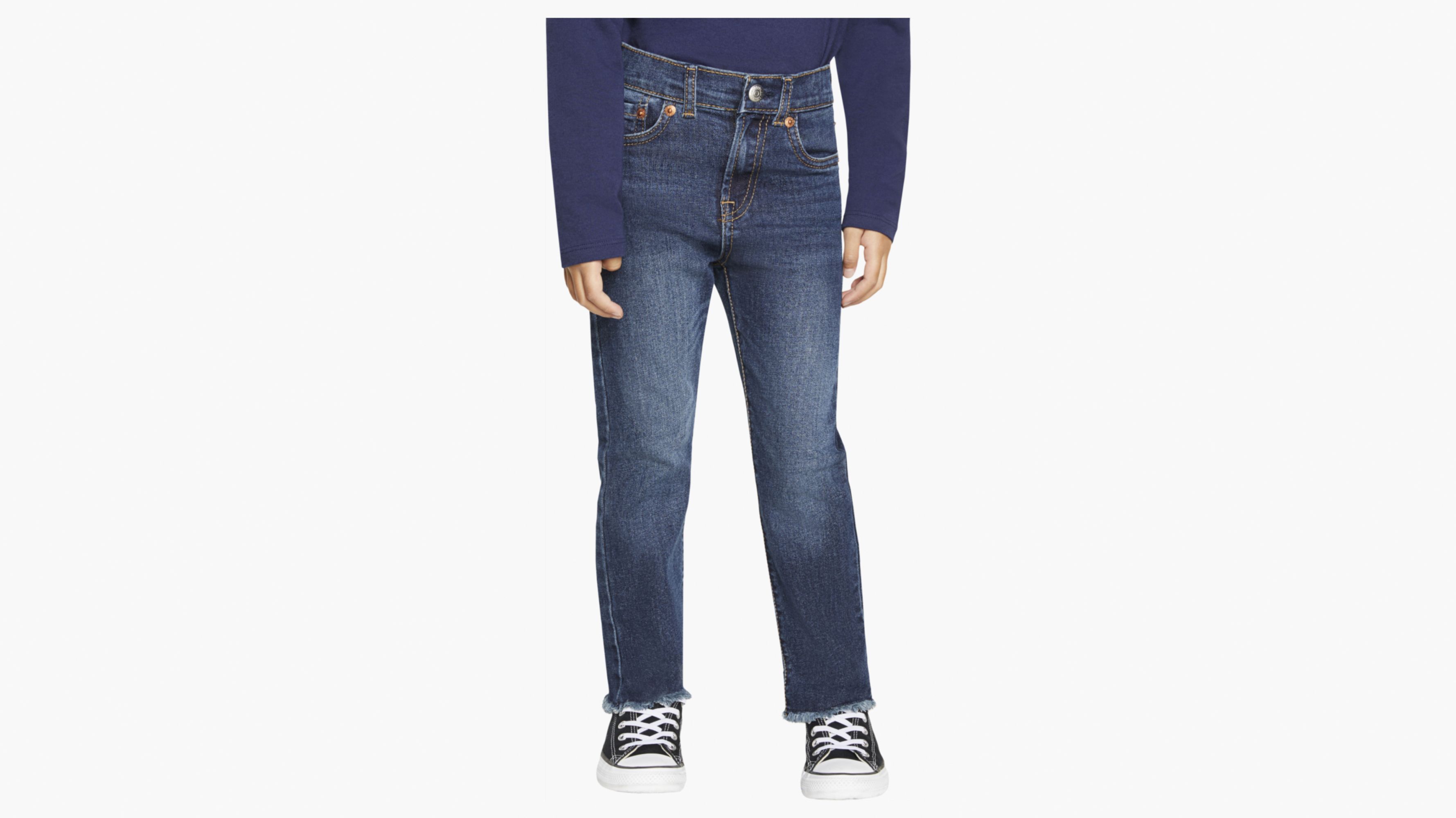 Levi's High Rise Ankle Straight Little Girls Jeans 4-6x 6x In From The Block