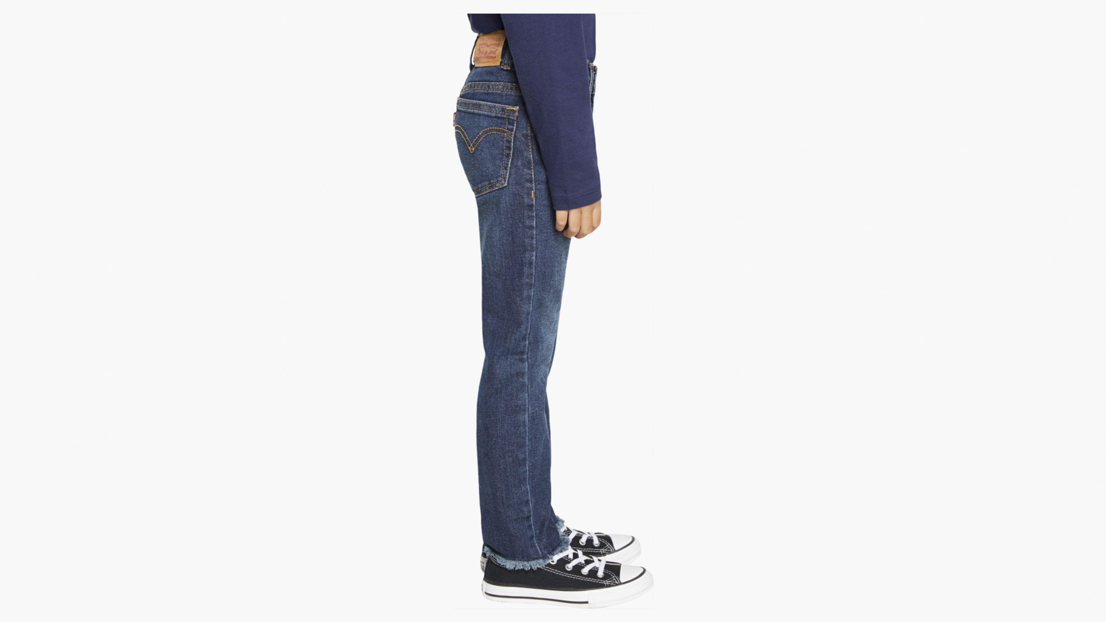 Levi's High Rise Ankle Straight Little Girls Jeans 4-6x 6x In From The Block