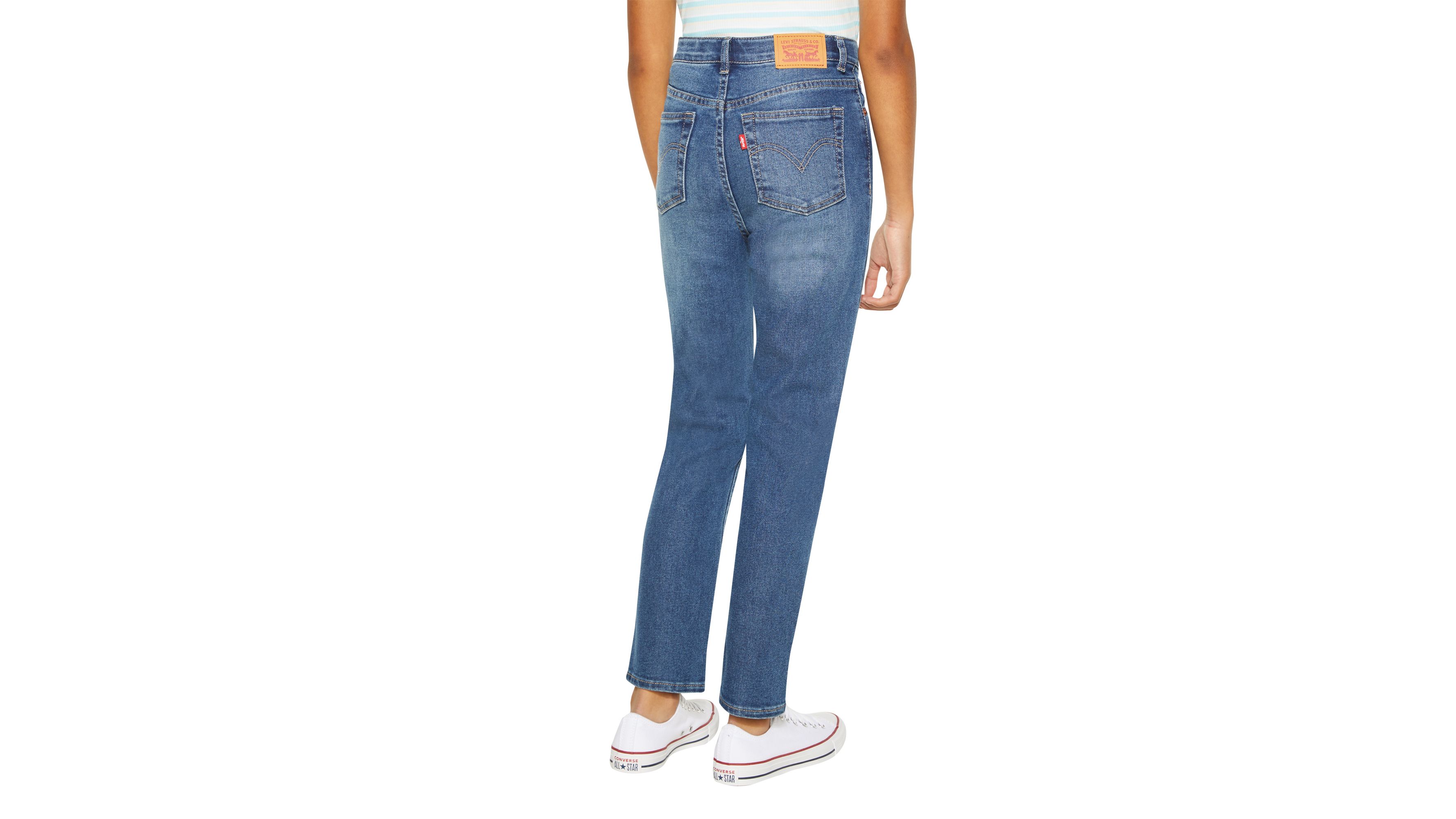 Ribcage Ankle Straight Big Girls Jeans 7-16 5