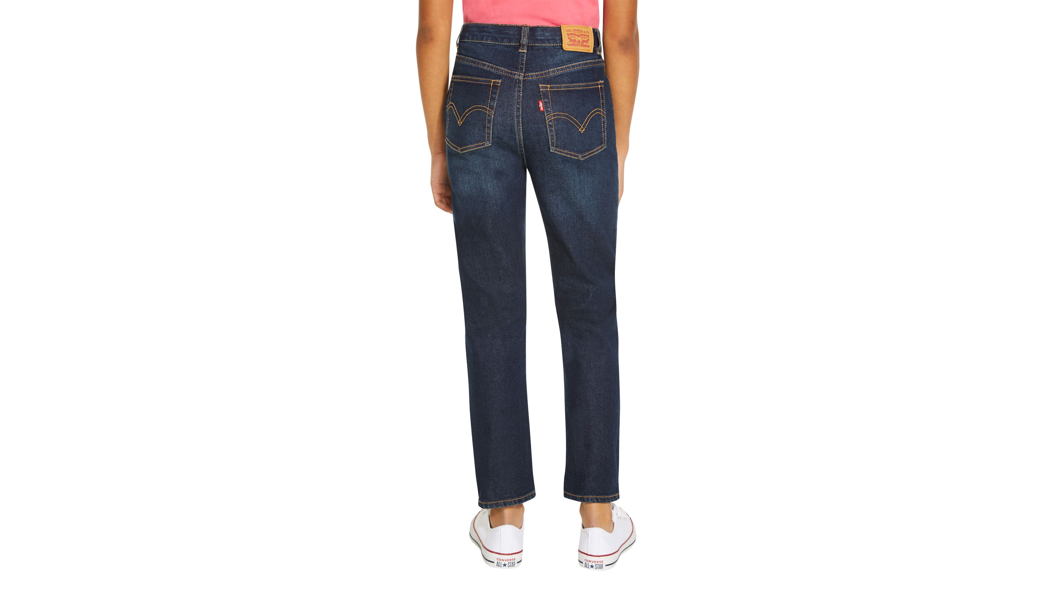 Ribcage Ankle Straight Big Girls Jeans 7-16 6