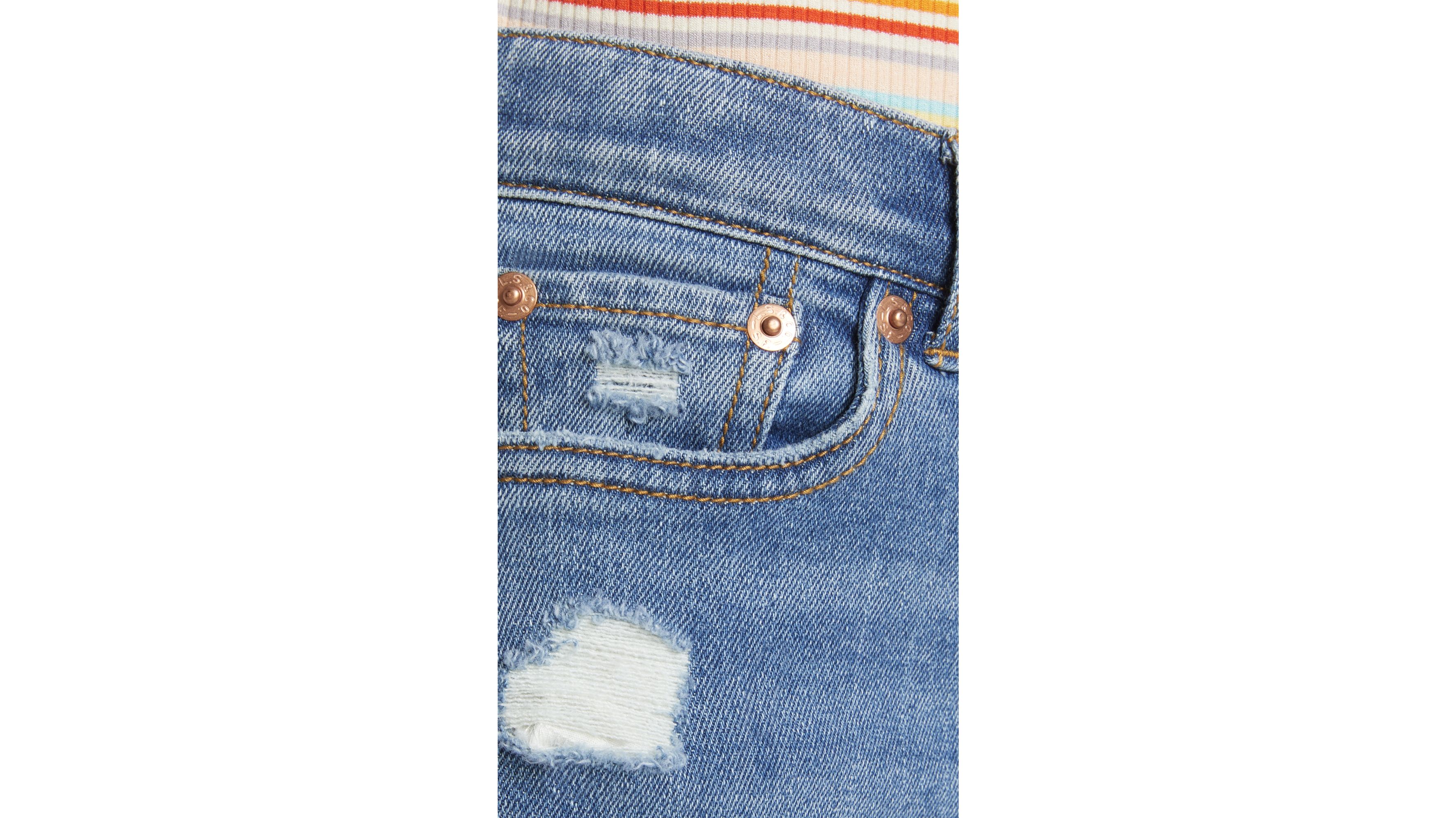 High Rise Straight Jeans Big Girls 7-16 8