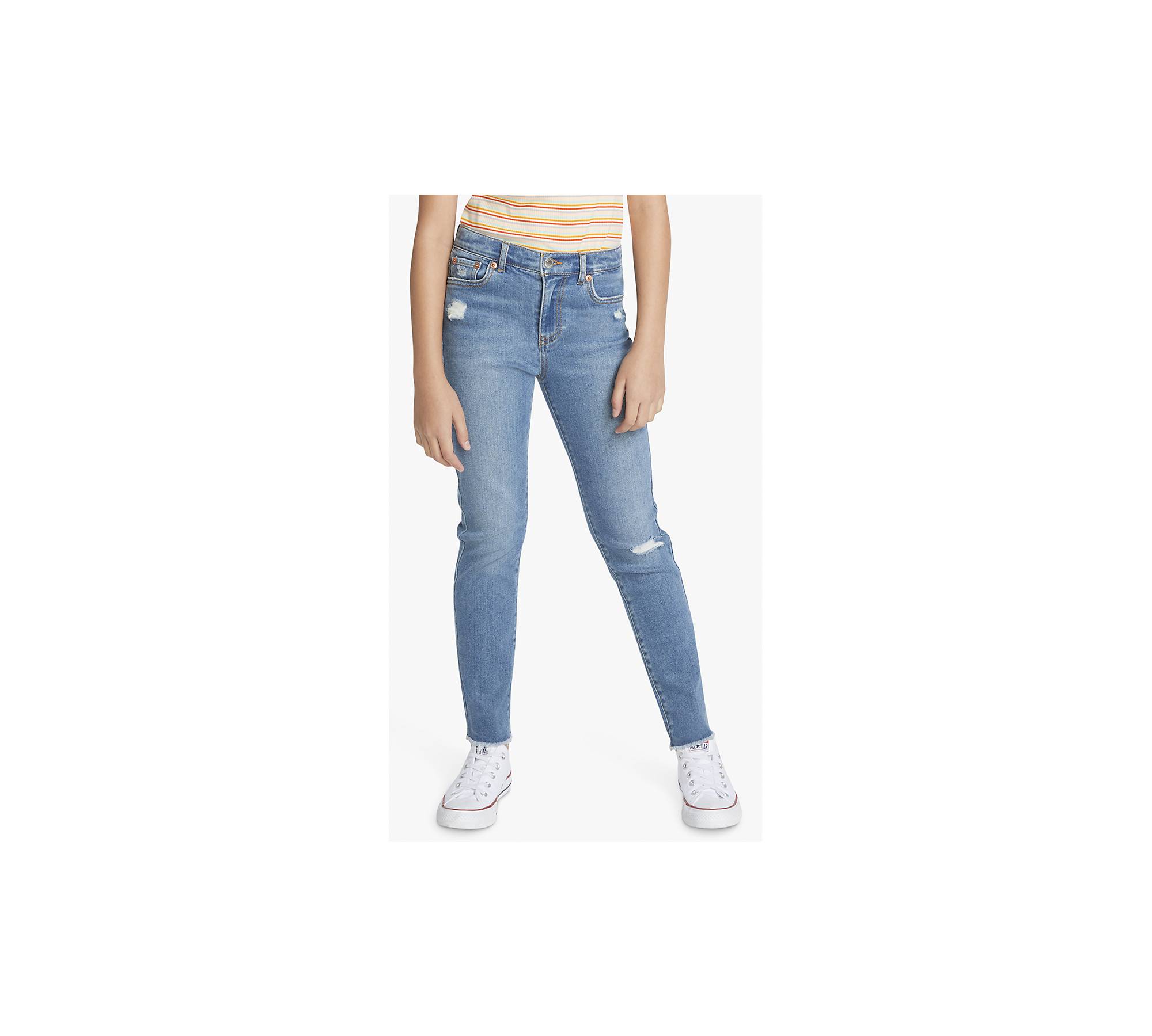 Levi's® Girls' Bootcut Jeans - Dark Blue 6x : Target