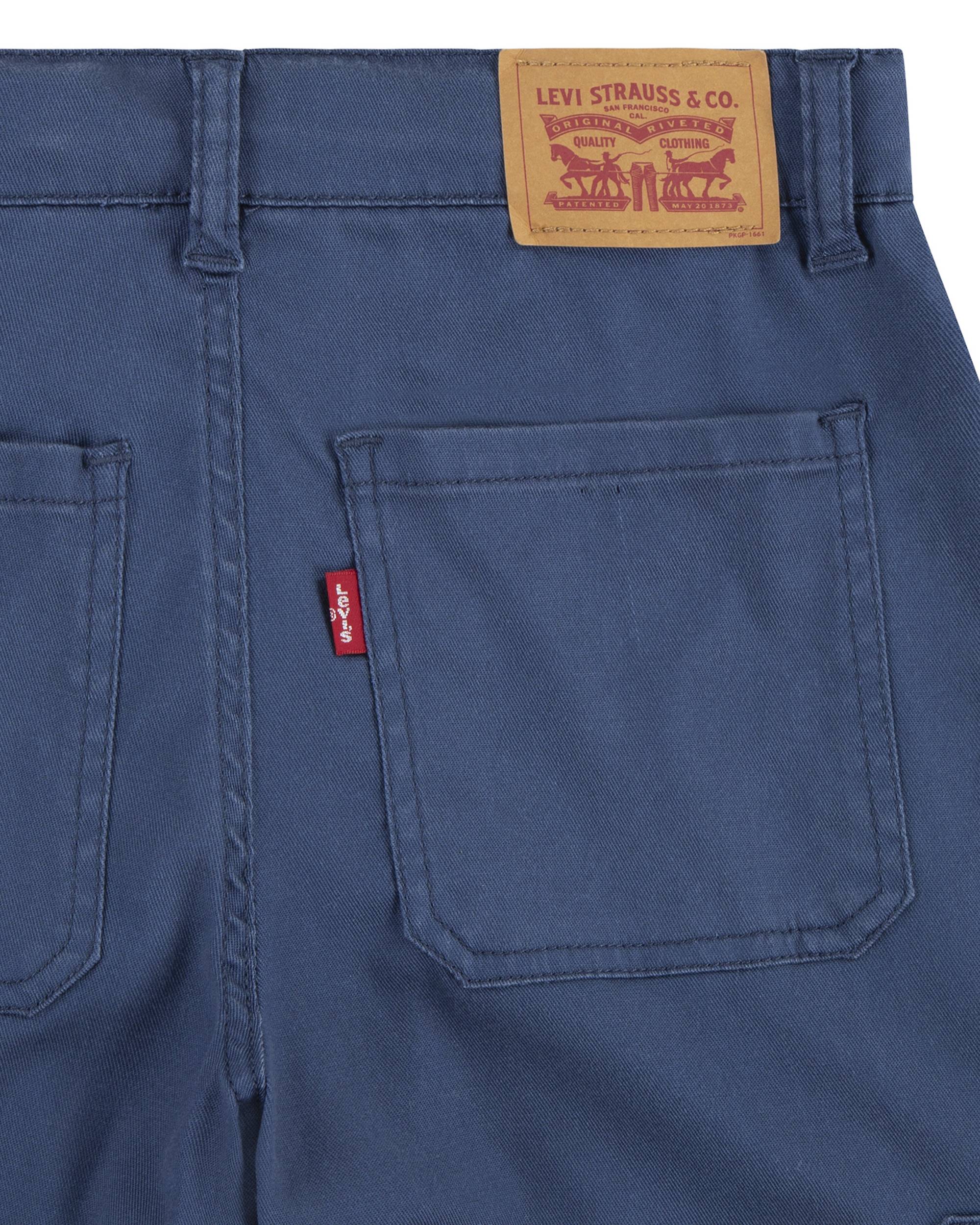 Baggy Light Weight Cargo Pants Big Girls 7-16 - Medium Wash Baggy Light Weight Cargo Pants Big Girls 7-16 - Medium Wash