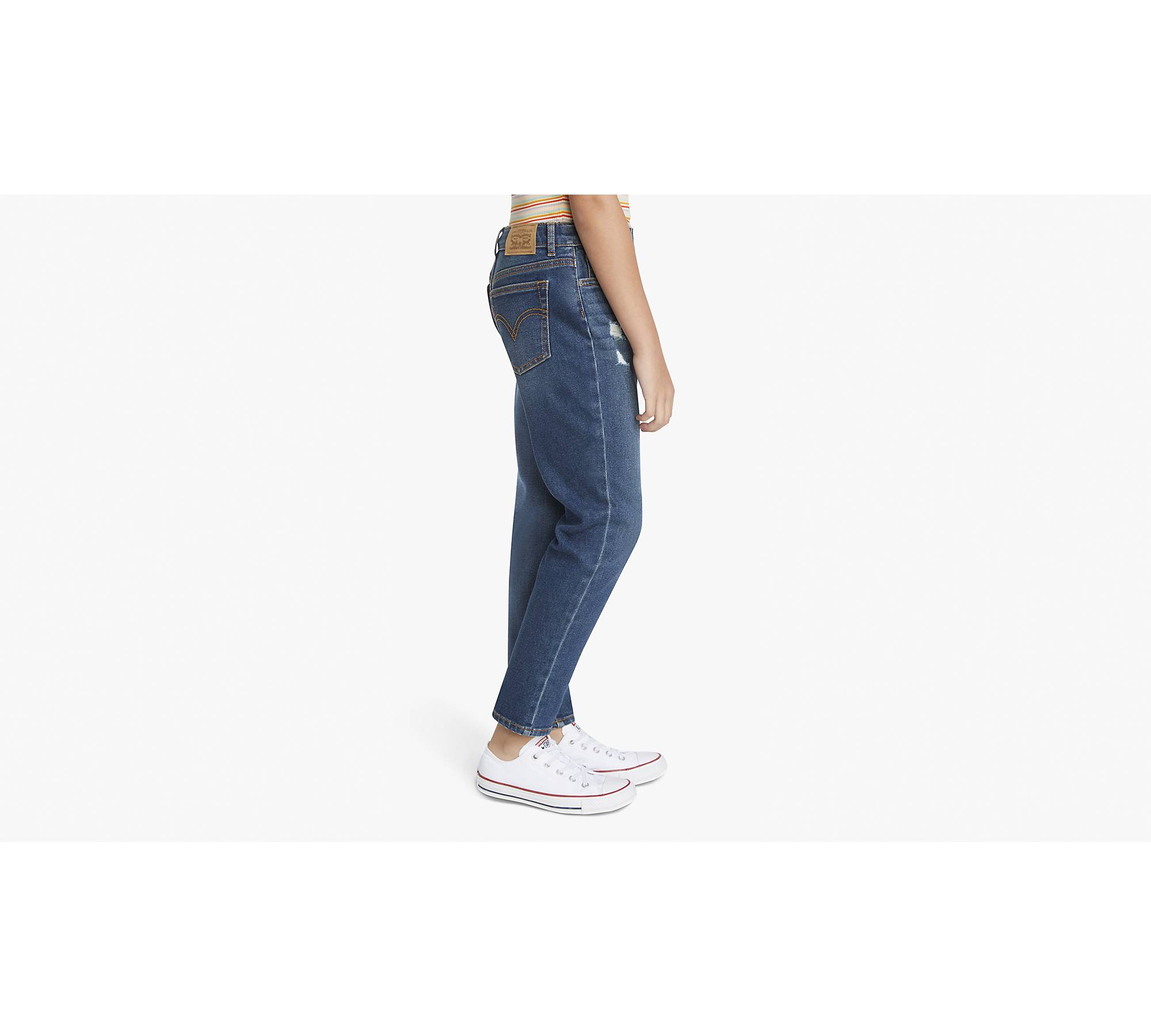 Levi's® Mini Mom Big Girls Jeans 7-16 - Dark | Levi's® US