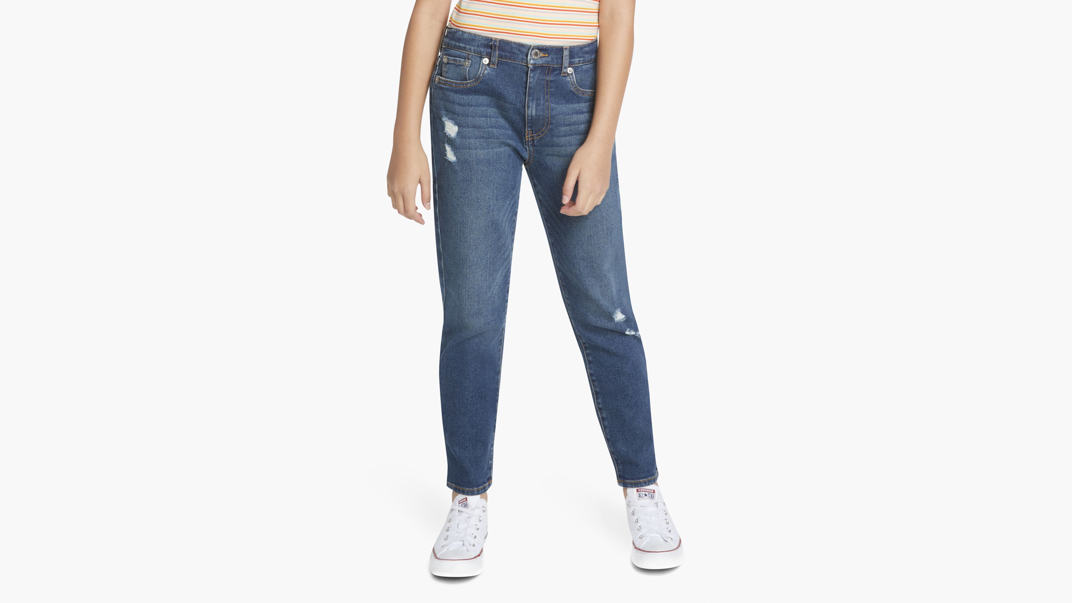 Levi's® Mini Mom Big Girls Jeans 7-16 - Dark Wash | Levi's® US