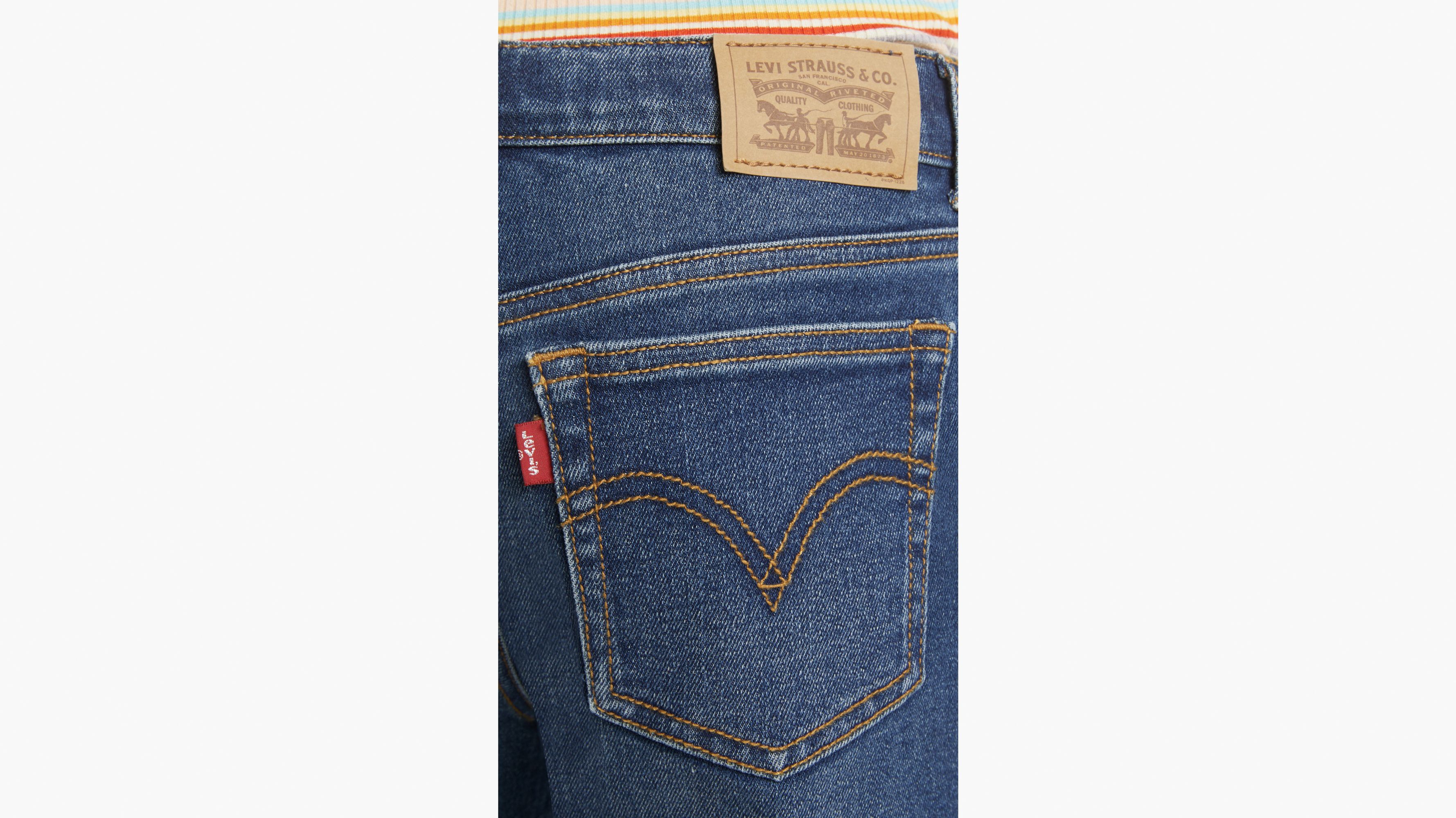 Levi's Mini Mom Big Girls Jeans 7-16 10 In Blue