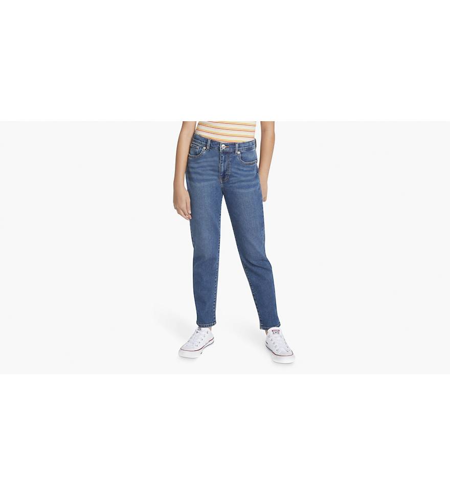Levi's® Mini Mom Big Girls Jeans 7-16 - Dark Wash