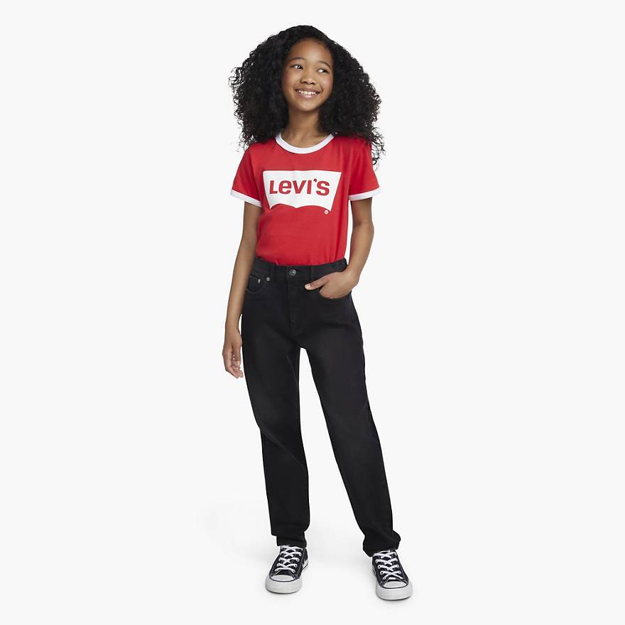 Levi's® Mini Mom Big Girls Jeans 7-16 - Black | Levi's® US Levi's® Mini Mom Big Girls Jeans 7-16 - Black | Levi's® US