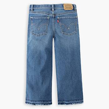 Cropped Wide Leg Big Girls Jeans 7-16 2