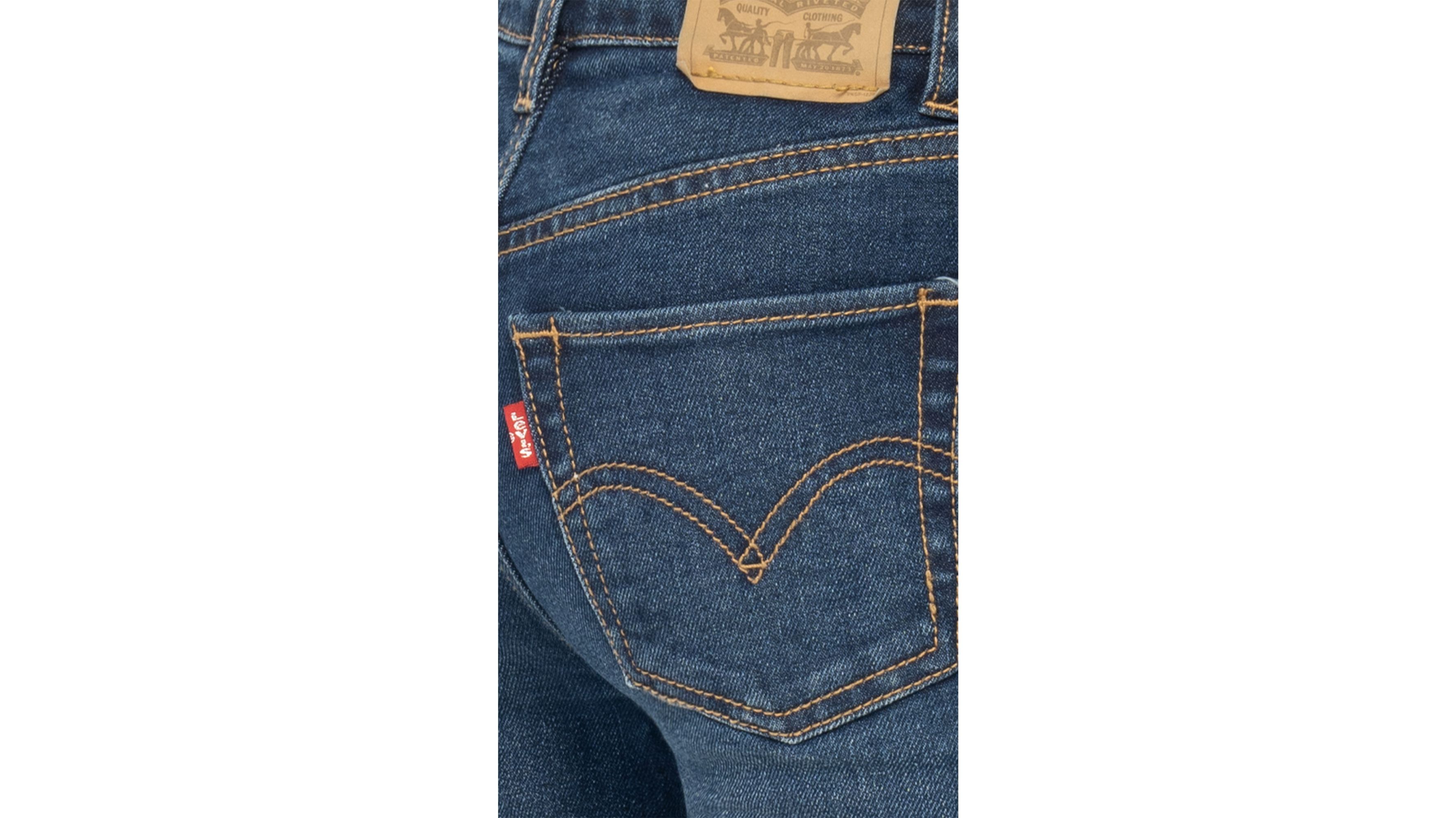 High Rise Cropped Flare Big Girls Jeans 7-16 3