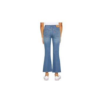 High Rise Cropped Flare Big Girls Jeans 7-16 2