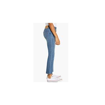High Rise Cropped Flare Big Girls Jeans 7-16 4