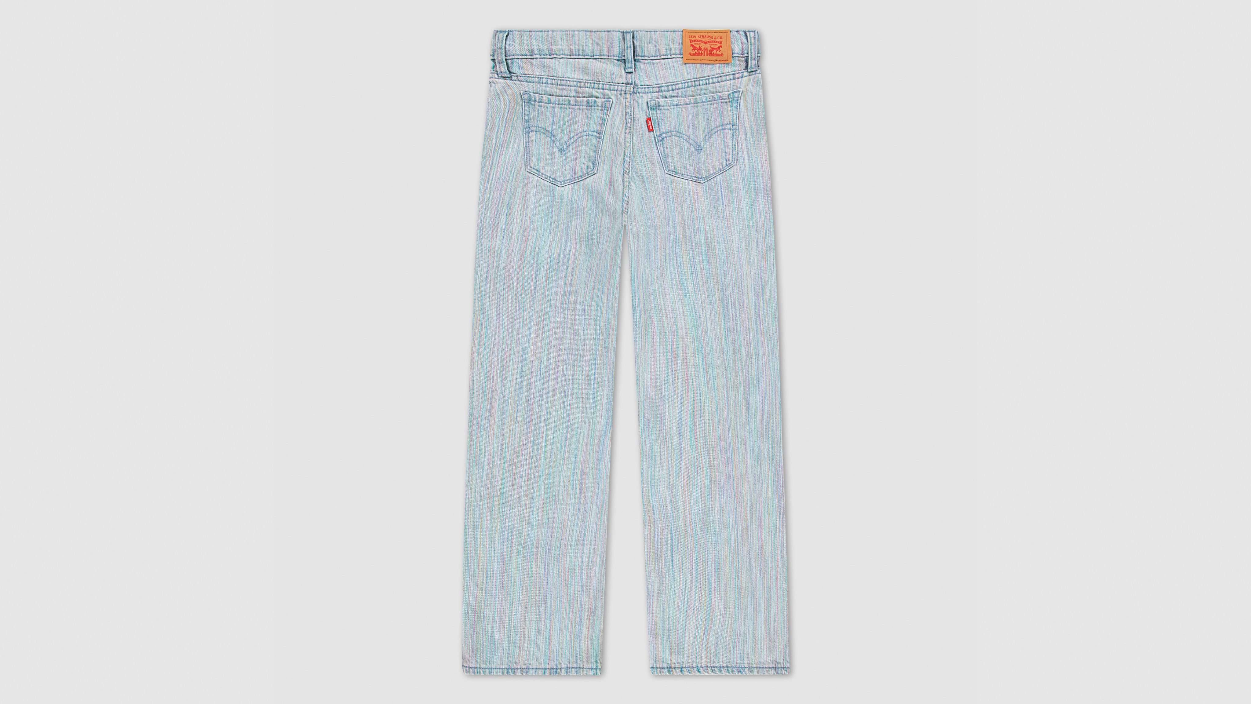 Rainbow Wide Leg Jean Big Girls 8-20 2