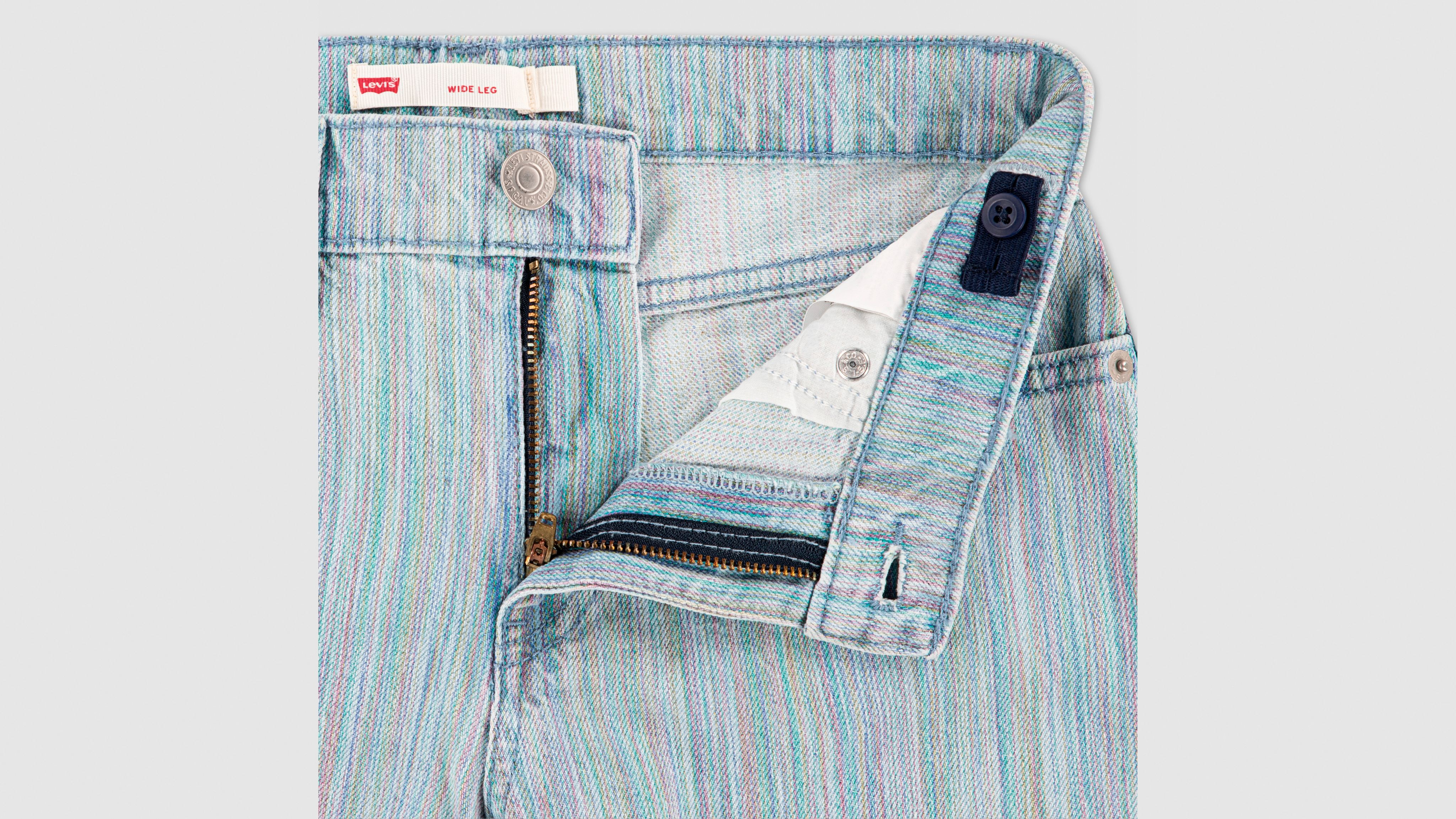 Rainbow Wide Leg Jean Big Girls 8-20 3