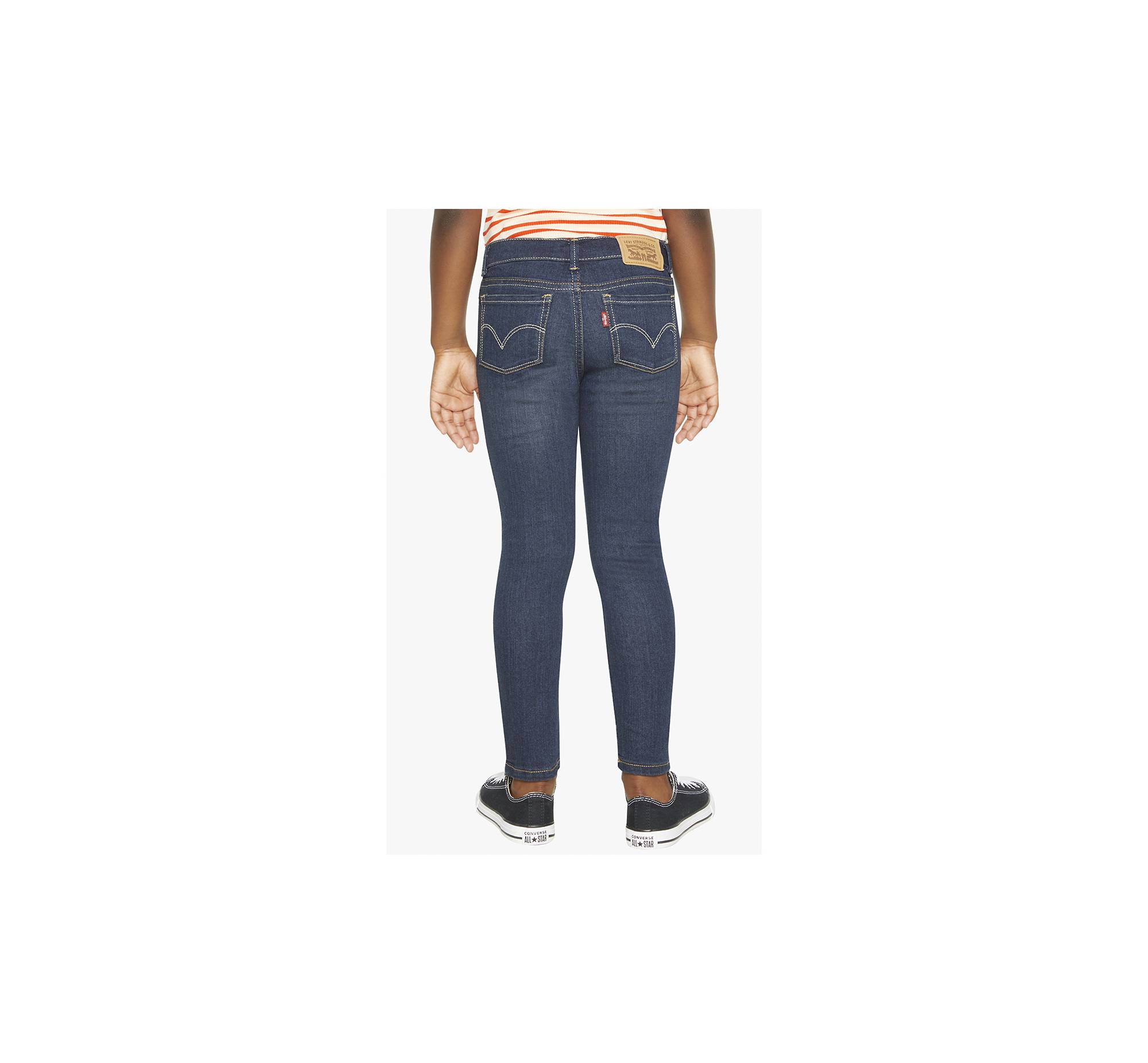 710 Skinny Little Girls Jeans 4-6x - Dark Wash | Levi's®