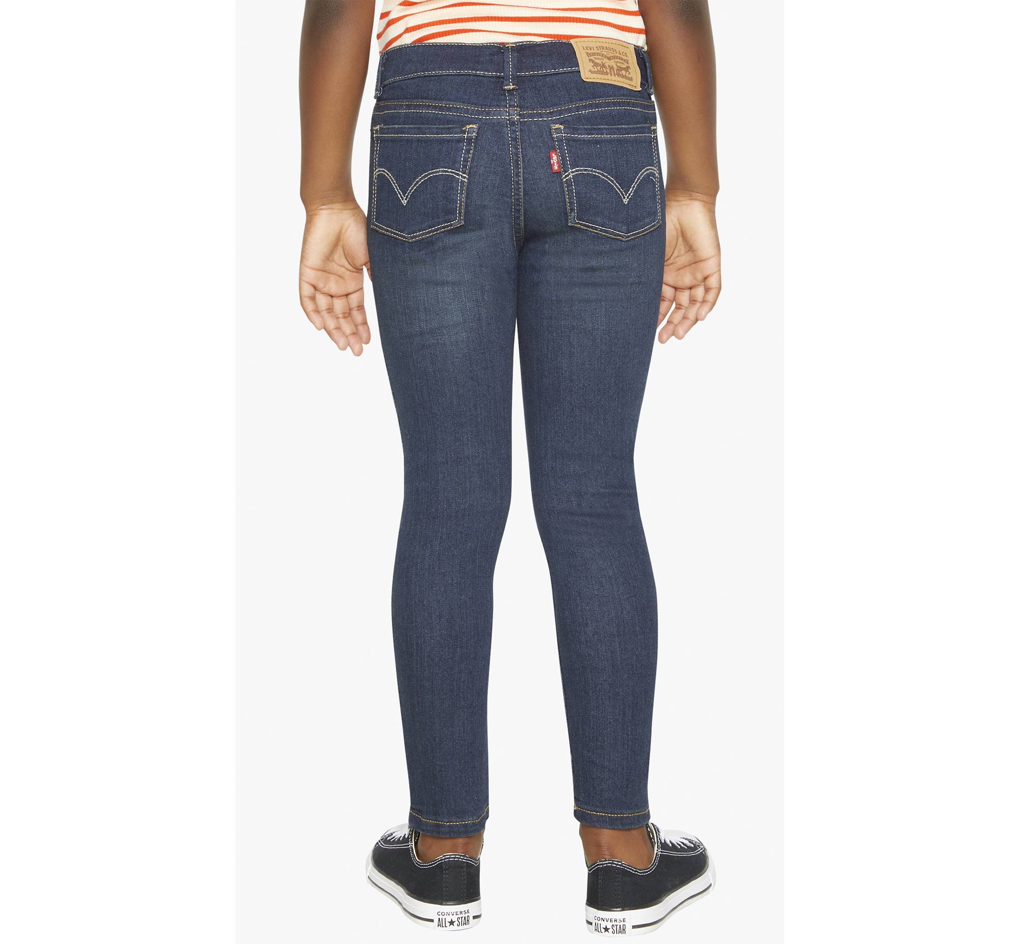 710 Super Skinny Little Girls Jeans 4-6x - Dark Wash | Levi's® US