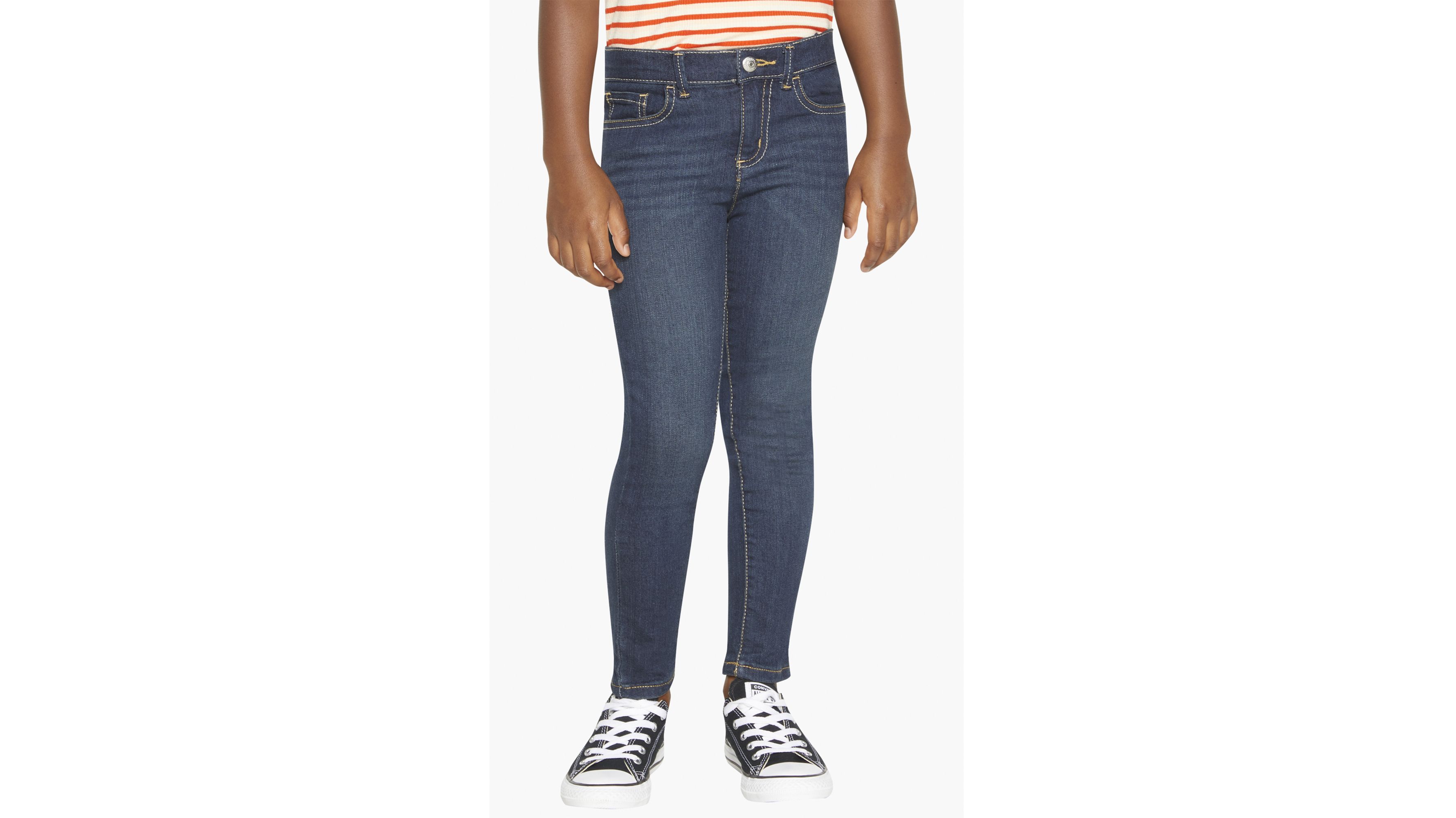 Levi's Little Girls Super Skinny Fit Pull On Jeggings, Girls 4-6x, Clothing & Accessories