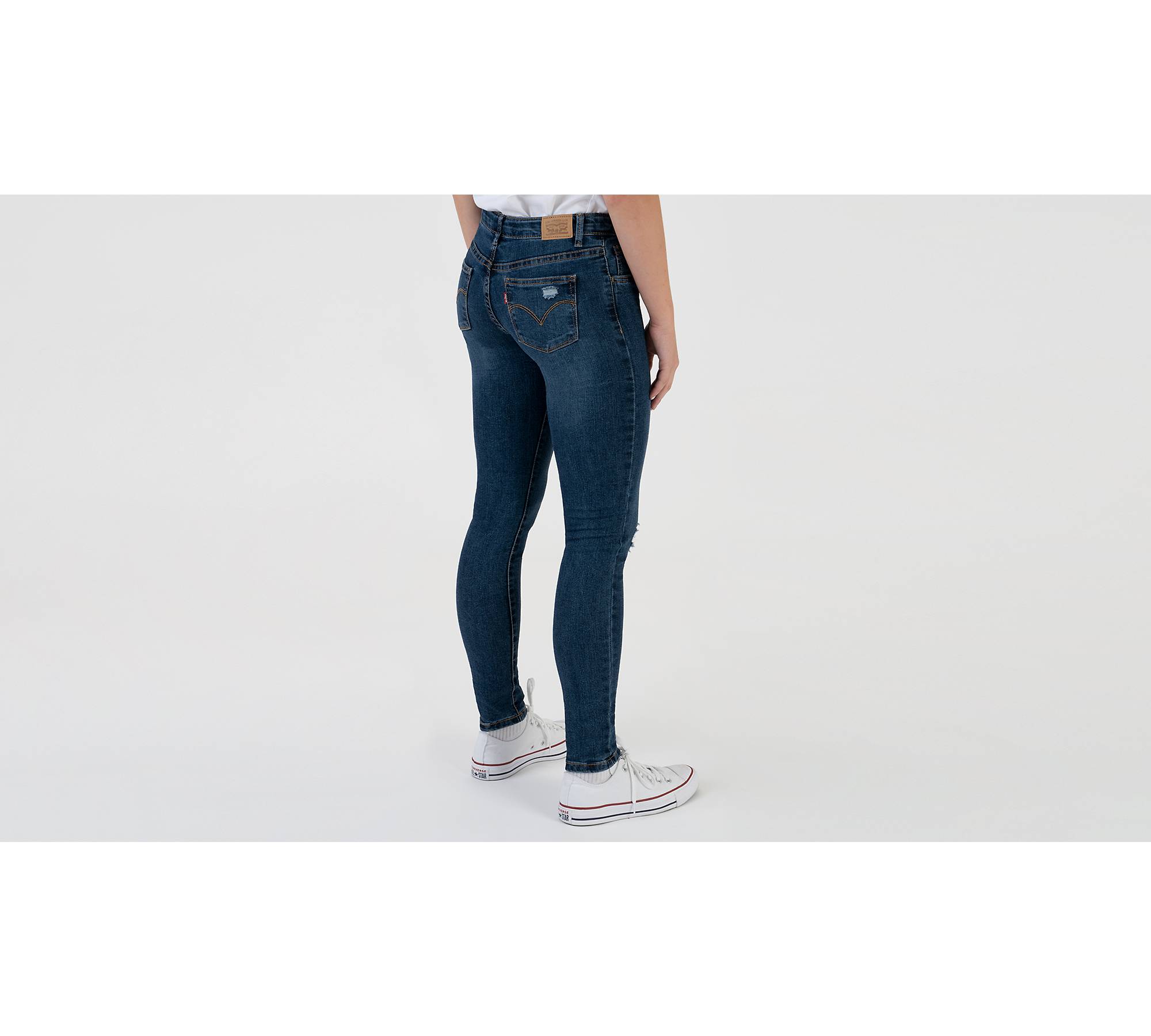 710 Super Skinny Fit Big Girls Jeans 7-16 - Dark Wash