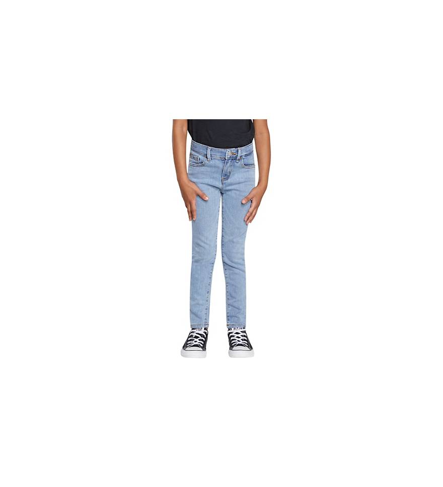710 Super Skinny Little Girls Jeans 4-6x - Medium Wash | Levi's® US