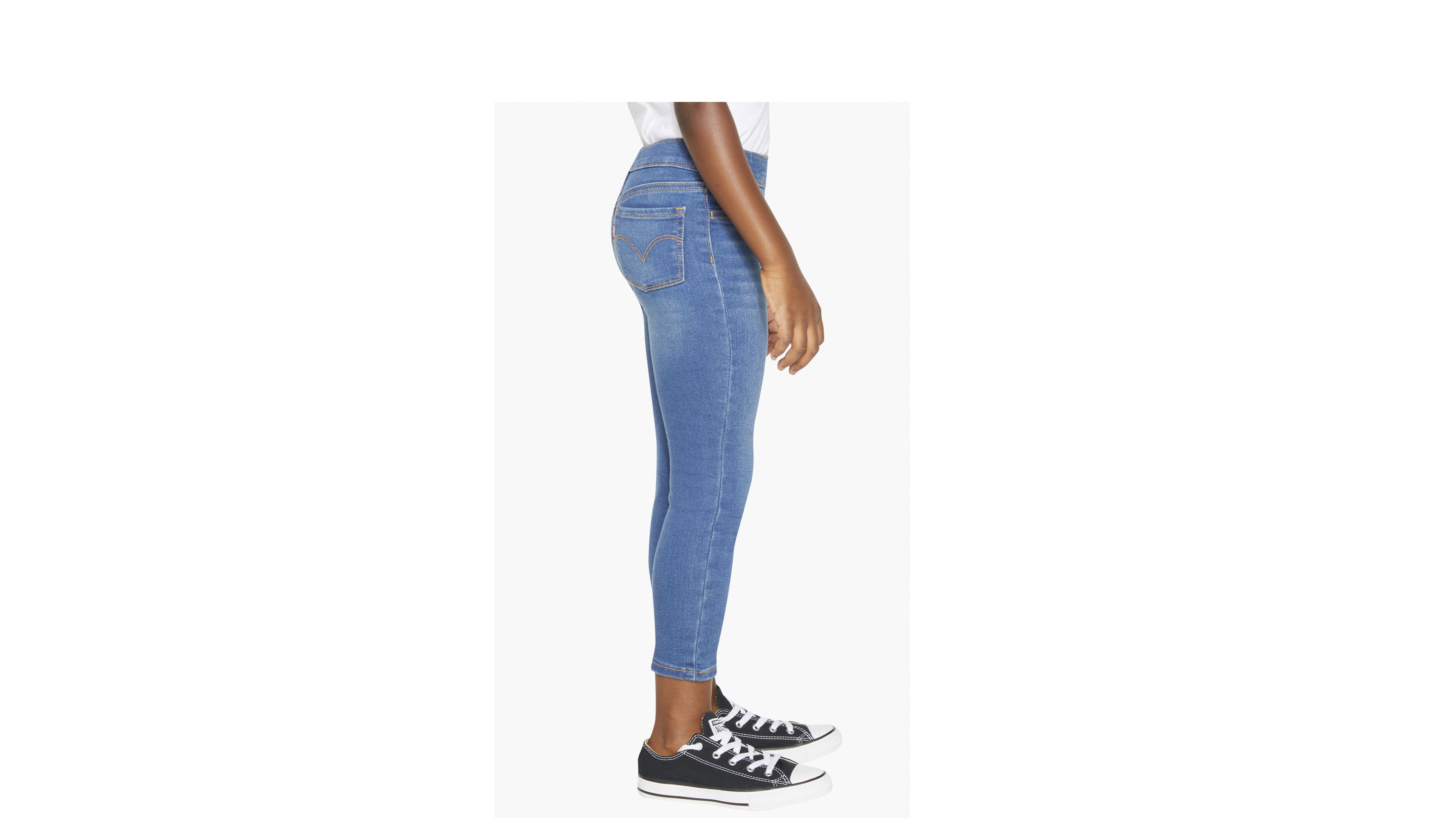 Levi's® Girls' Pull-On Mid-Rise Jeggings - Sweetwater Medium Wash 4