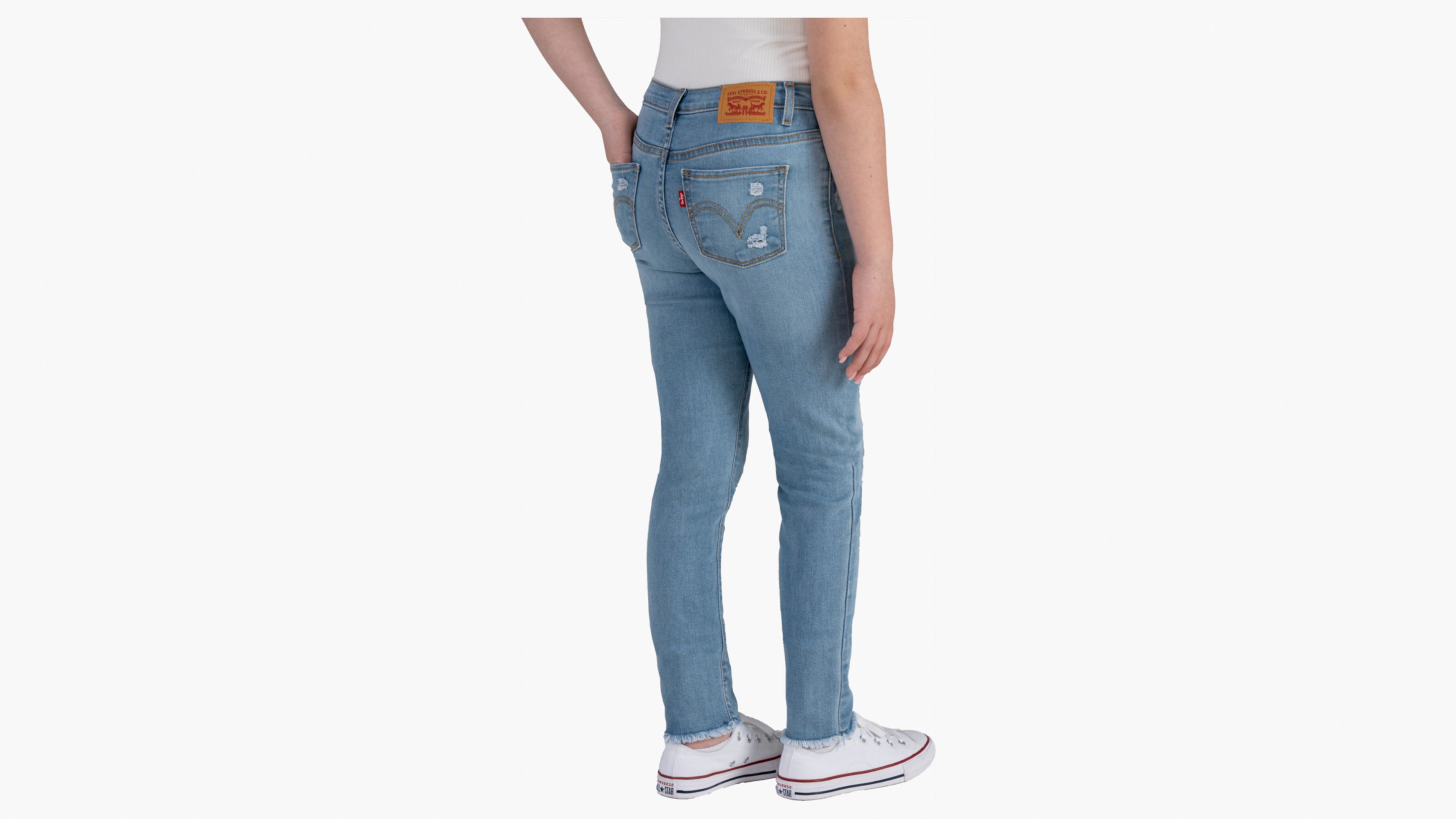 Levi's® Mini Mom Big Girls Jeans 7-16 - Light Wash