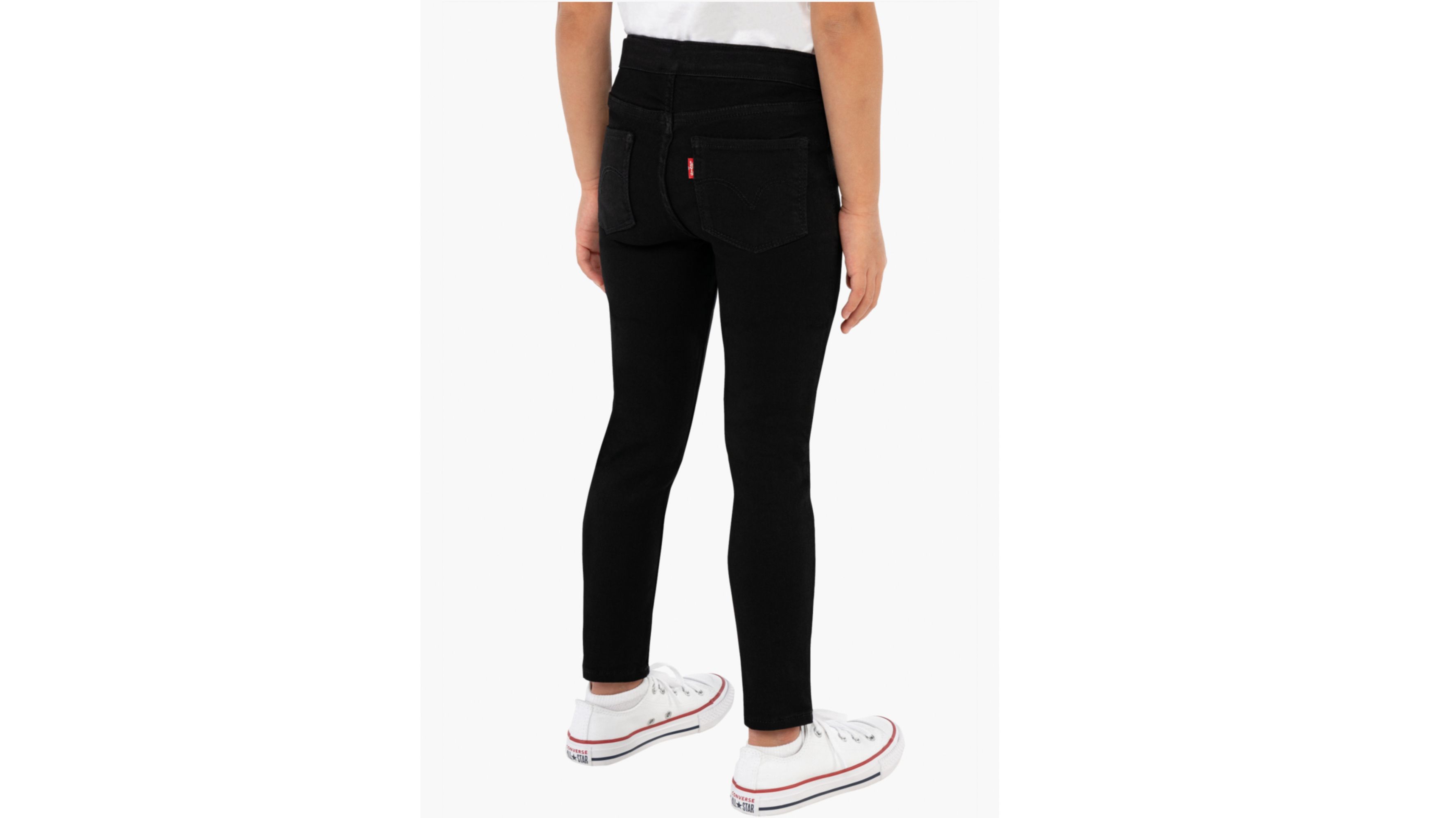 Pull On Jeggings Little Girls 4-6x - Black