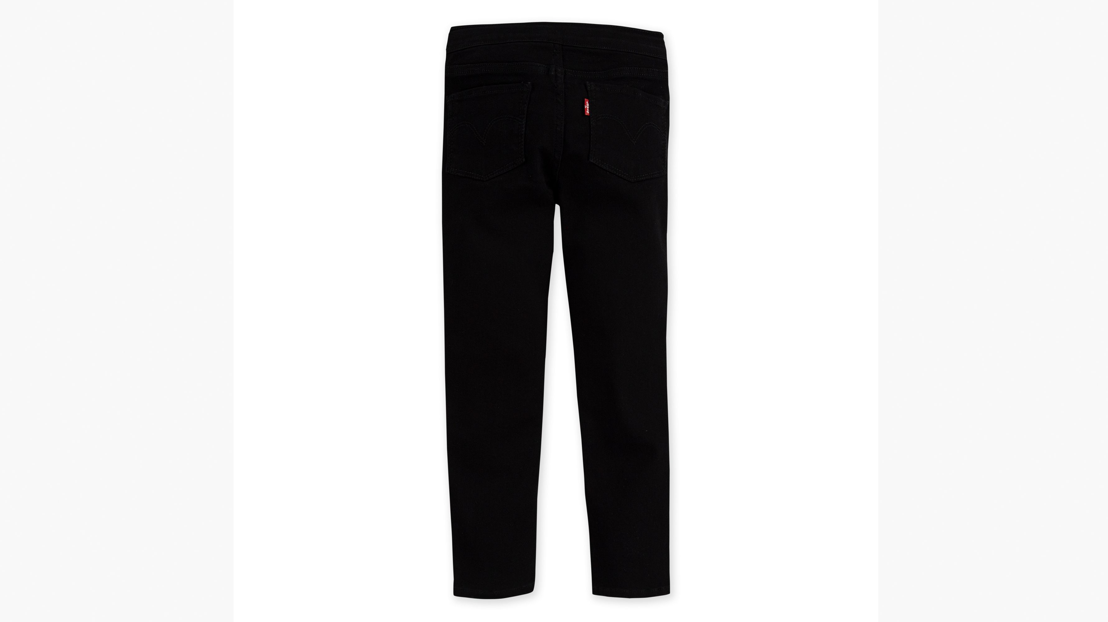 Levi's® Girls' Pull-On Mid-Rise Jeggings - Black 6X