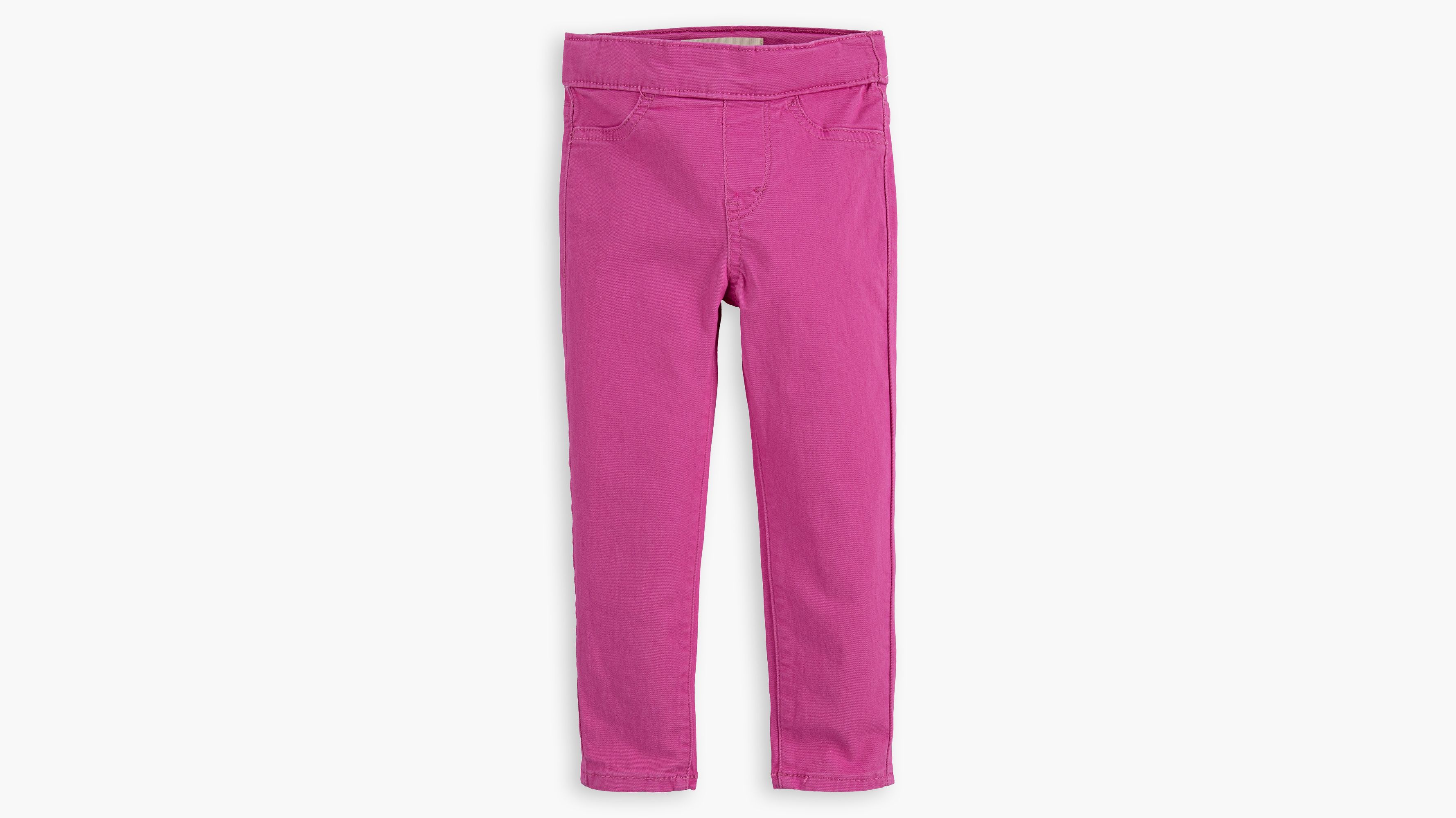 girls pink jeggings