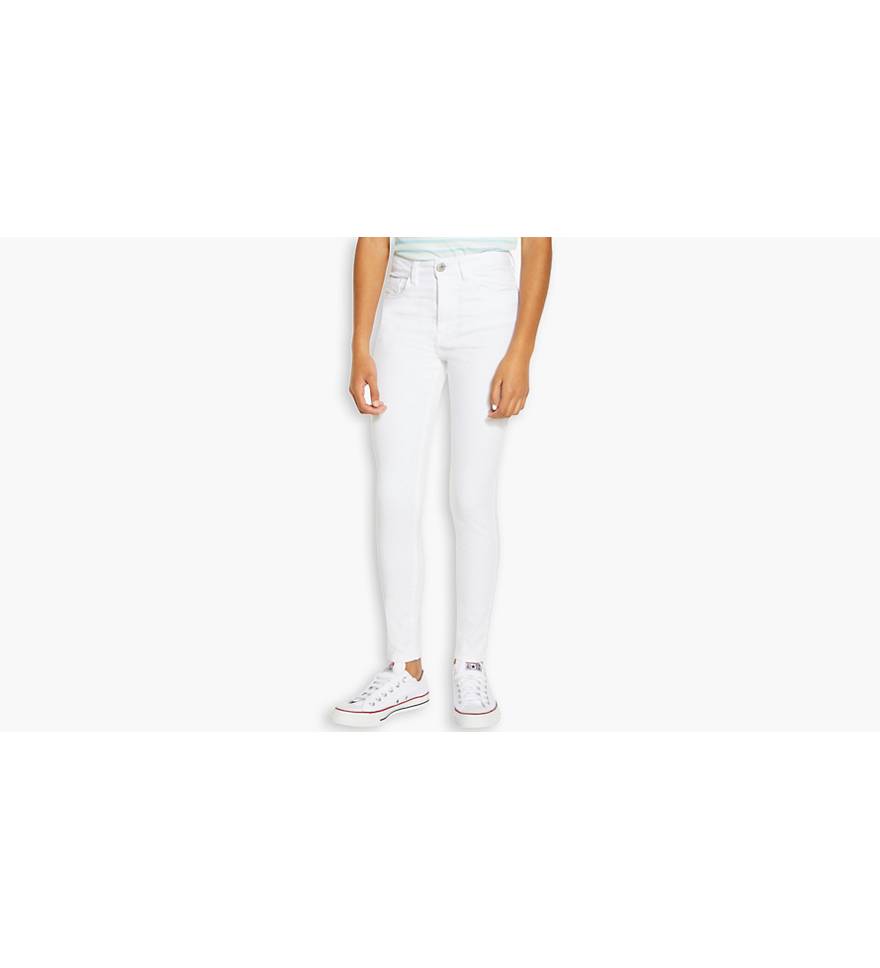 720 High Rise Super Skinny Big Girls Jeans 7-16 - White