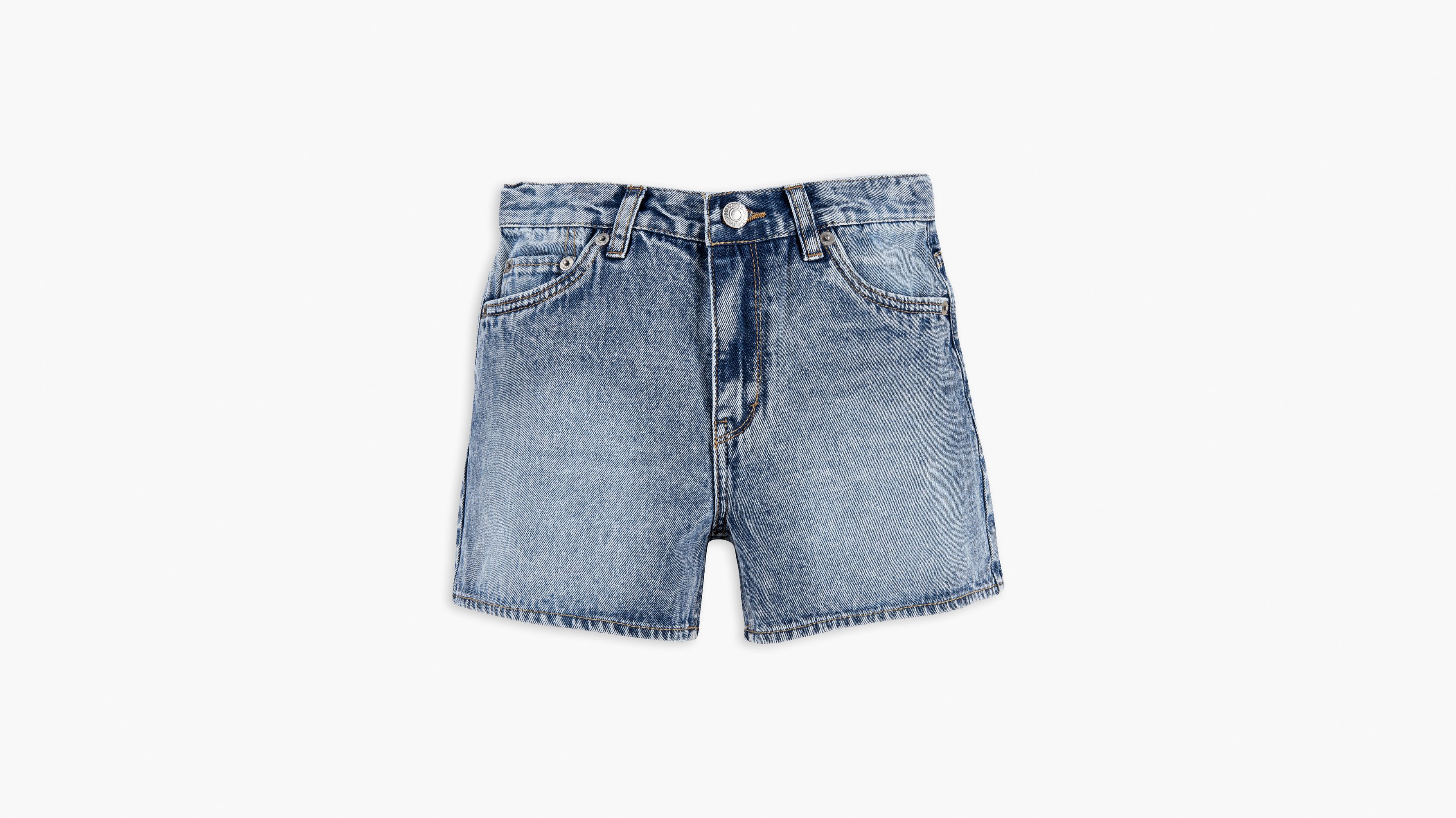 high rise levi shorts