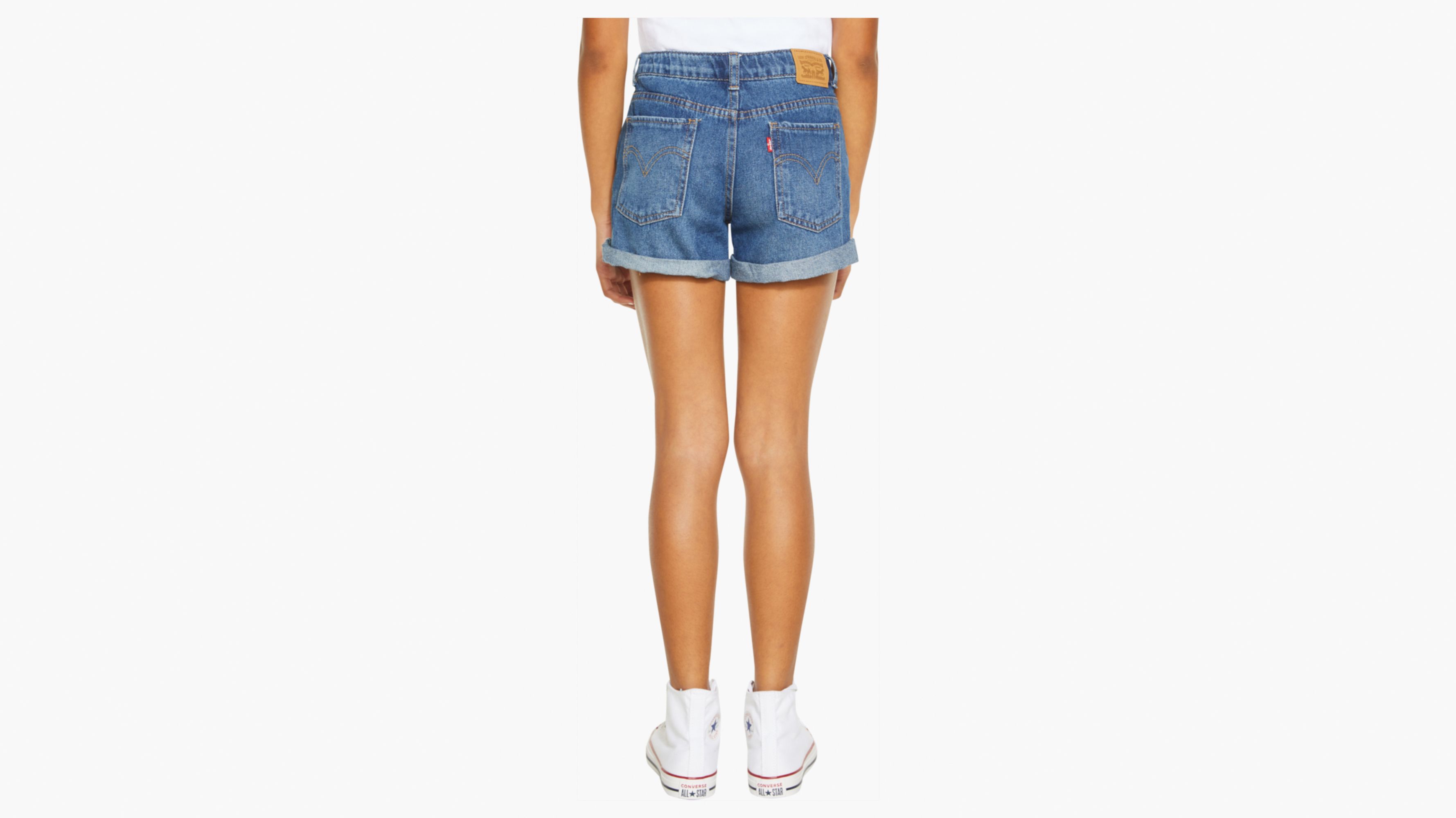 Levi's Girlfriend Shorty Shorts Big Girls 7-16 7 In Evie