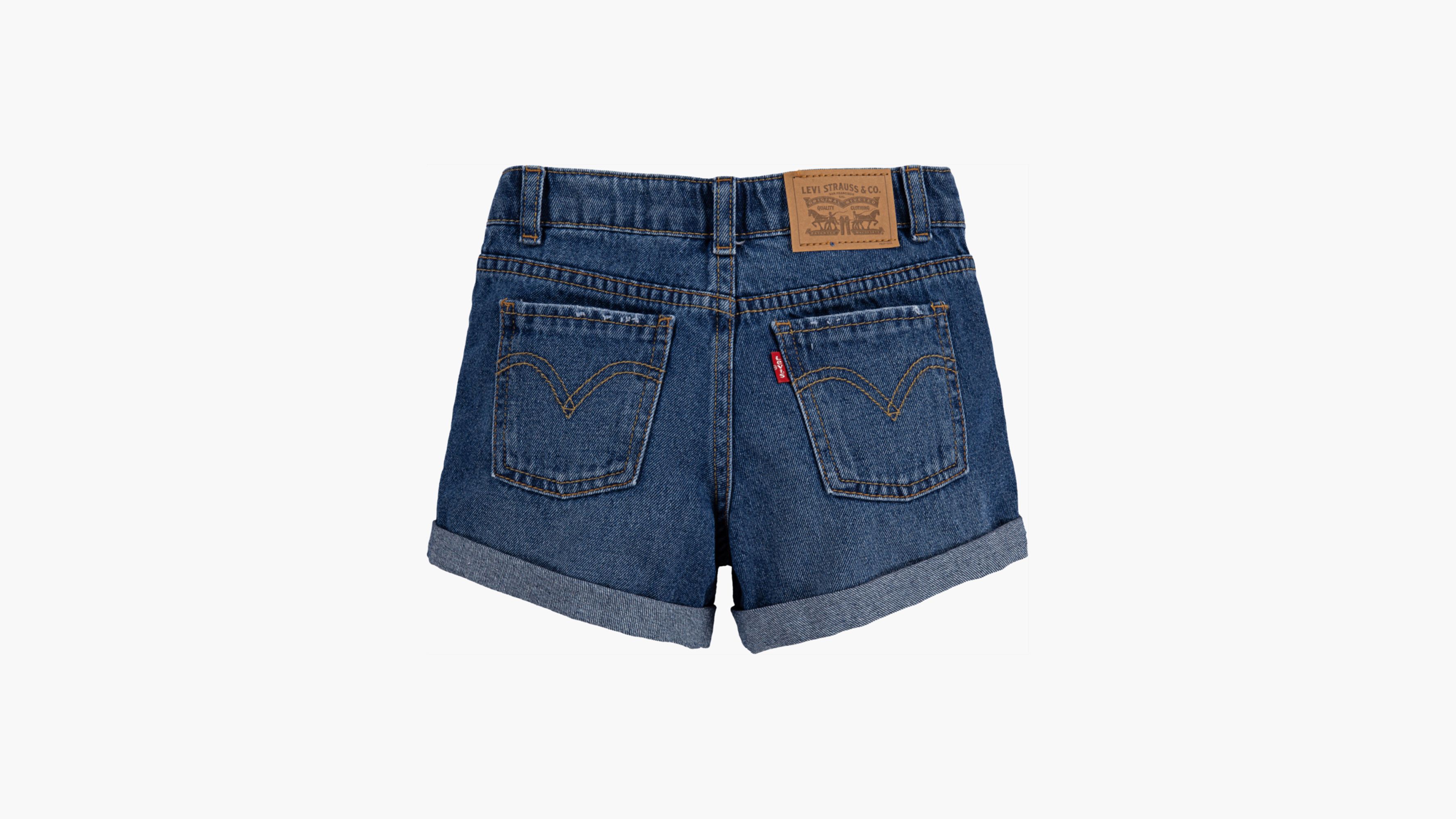 Levi's Girlfriend Shorty Shorts Little Girls 4-6x 6 In Evie