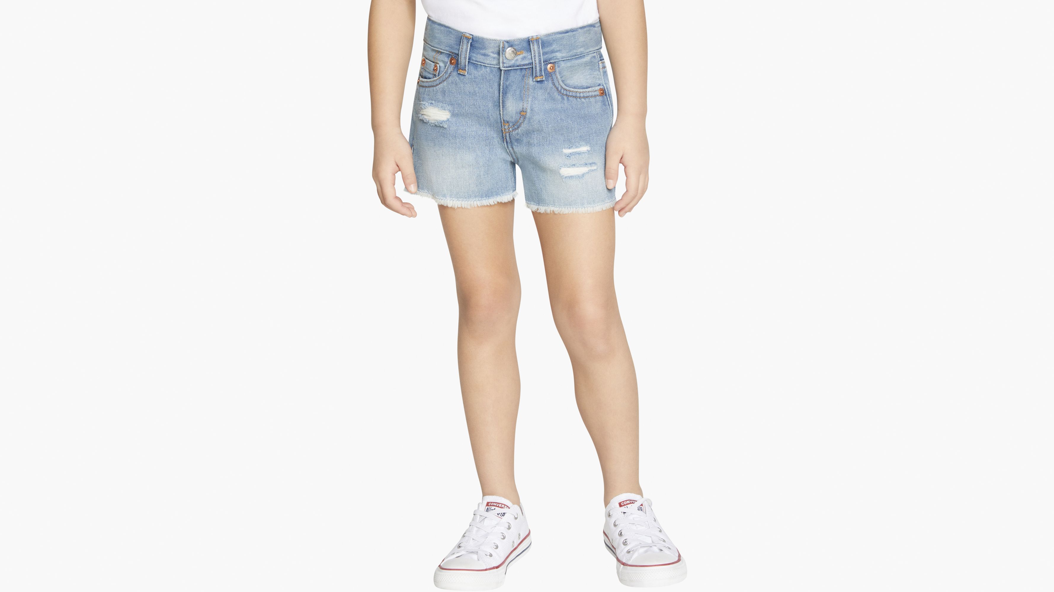 Girlfriend Shorts Little Girls 46x Light Wash Levi's® US