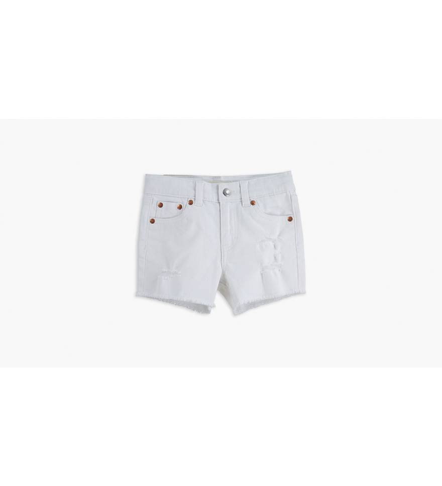 Girlfriend Little Girls Shorty Shorts 4-6x - White | Levi's® US