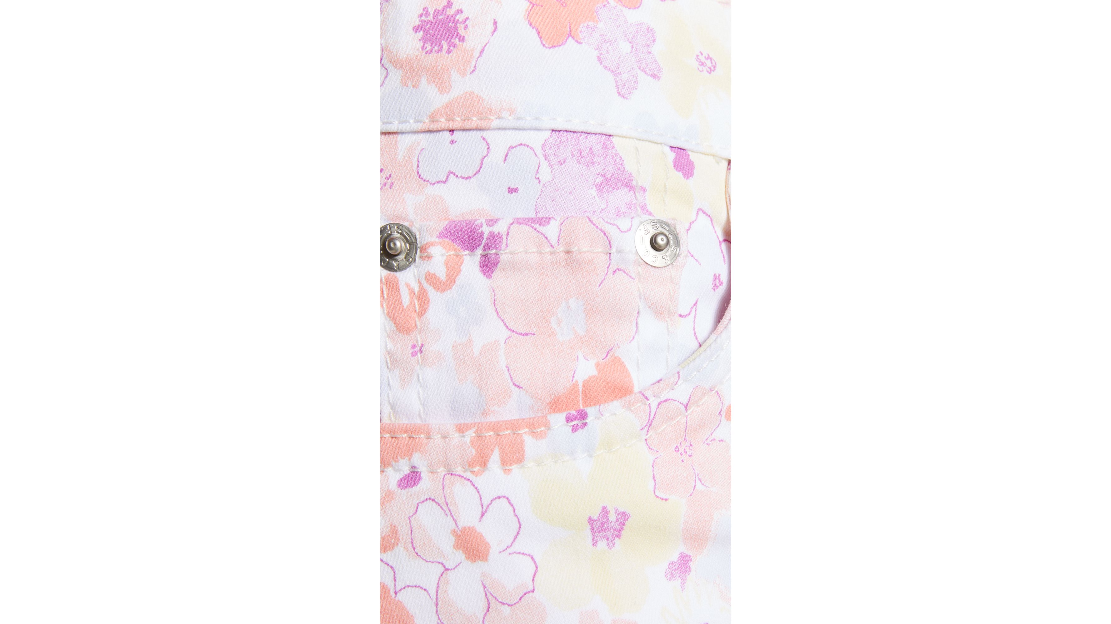 Floral Printed Girlfriend Big Girls Shorts 7-16 10