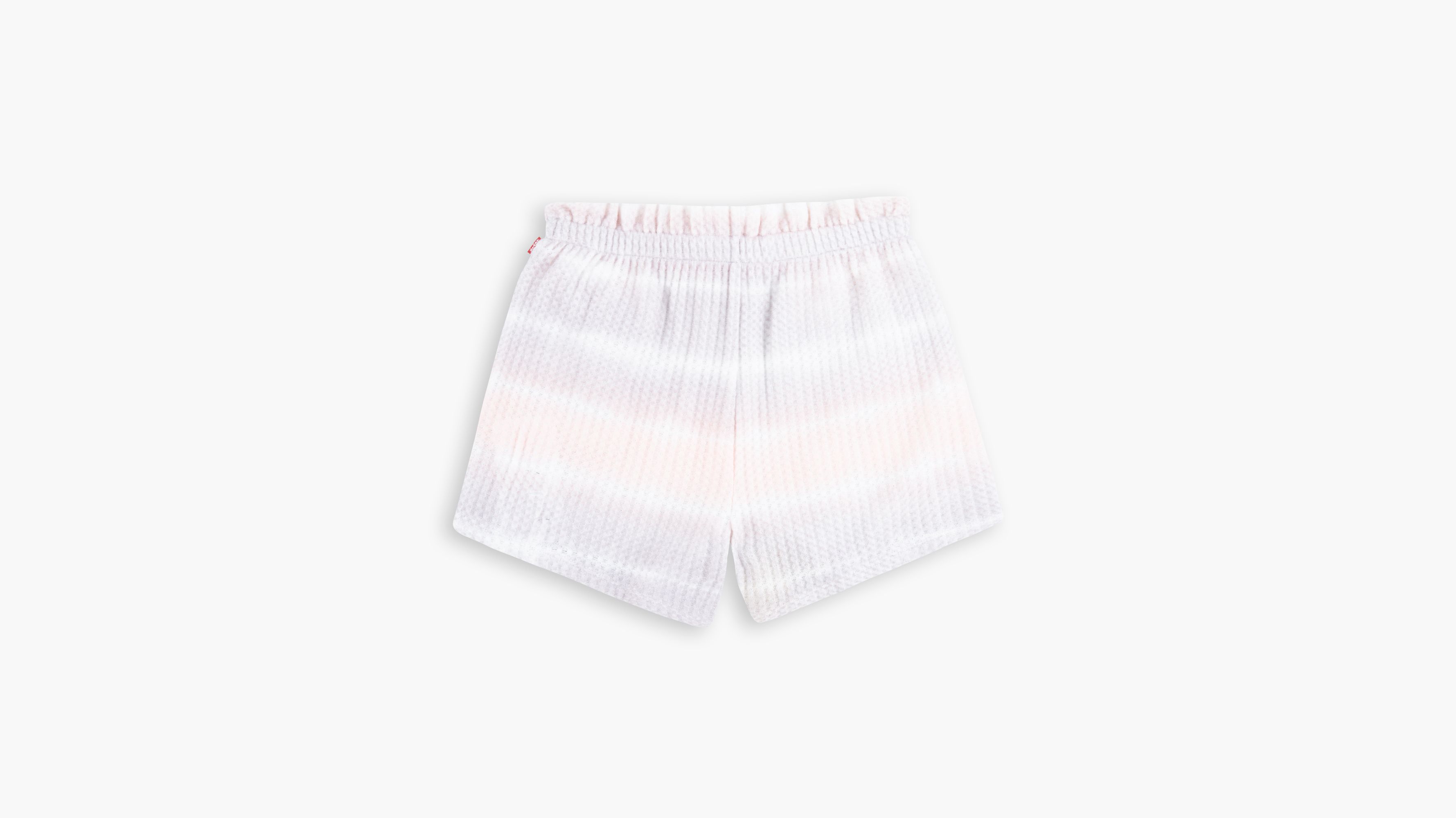 Tie Dye Scrunchie Knit Little Girls Shorts 4-6x 4